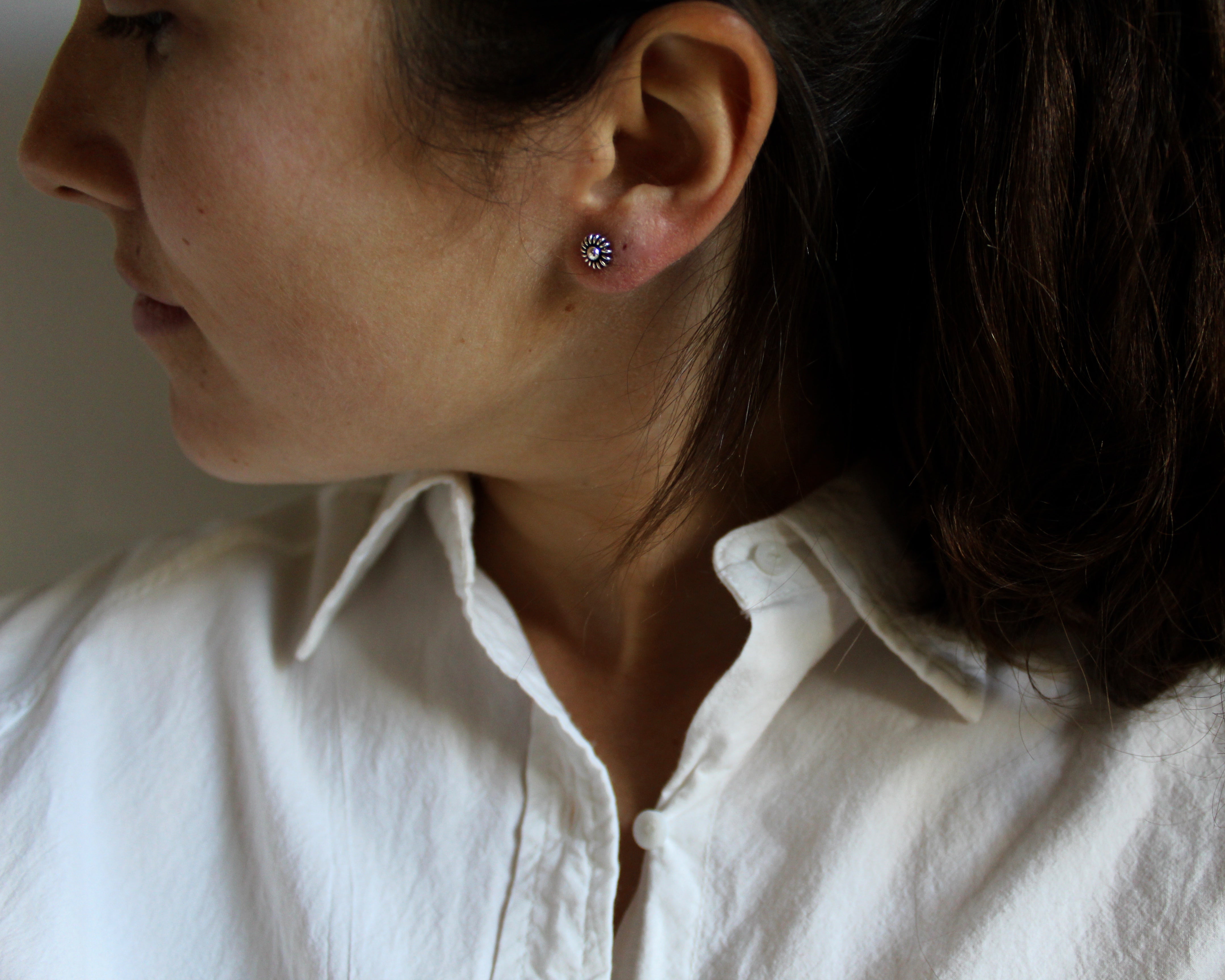 CAPRI, boucles d'oreilles argent sterling.