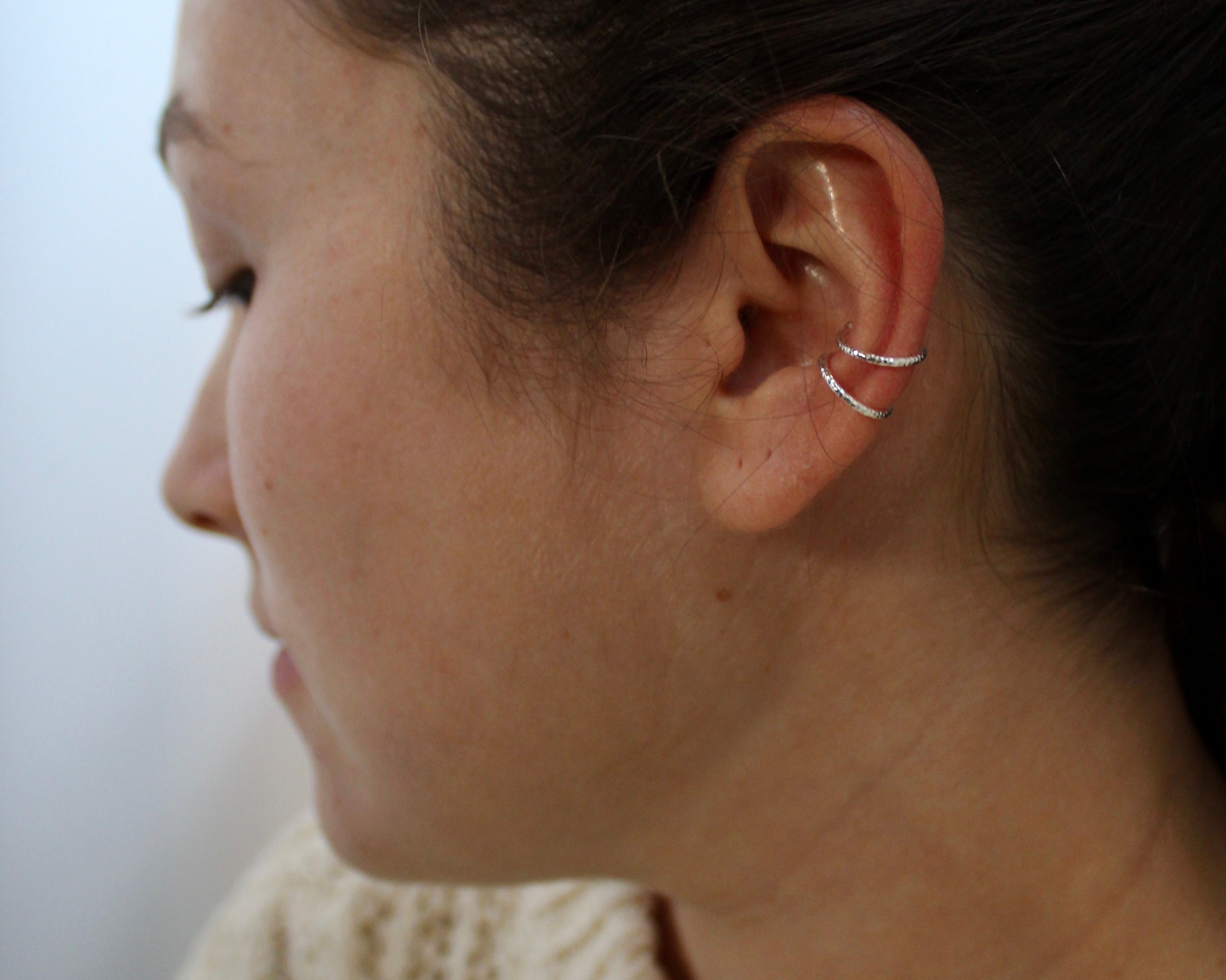 CIEL, ear cuff en argent sterling.