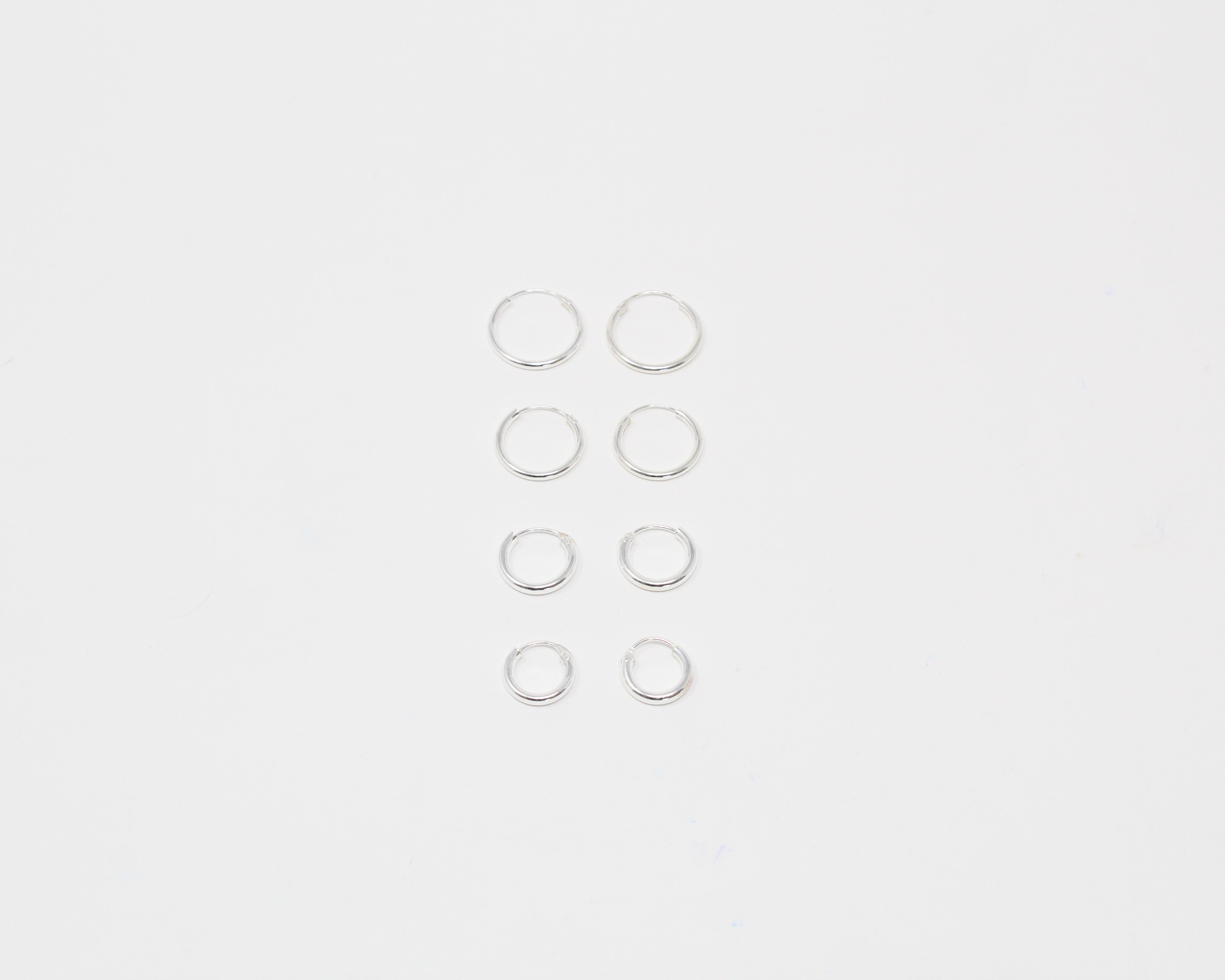 CHLOÉ, anneaux argent sterling.