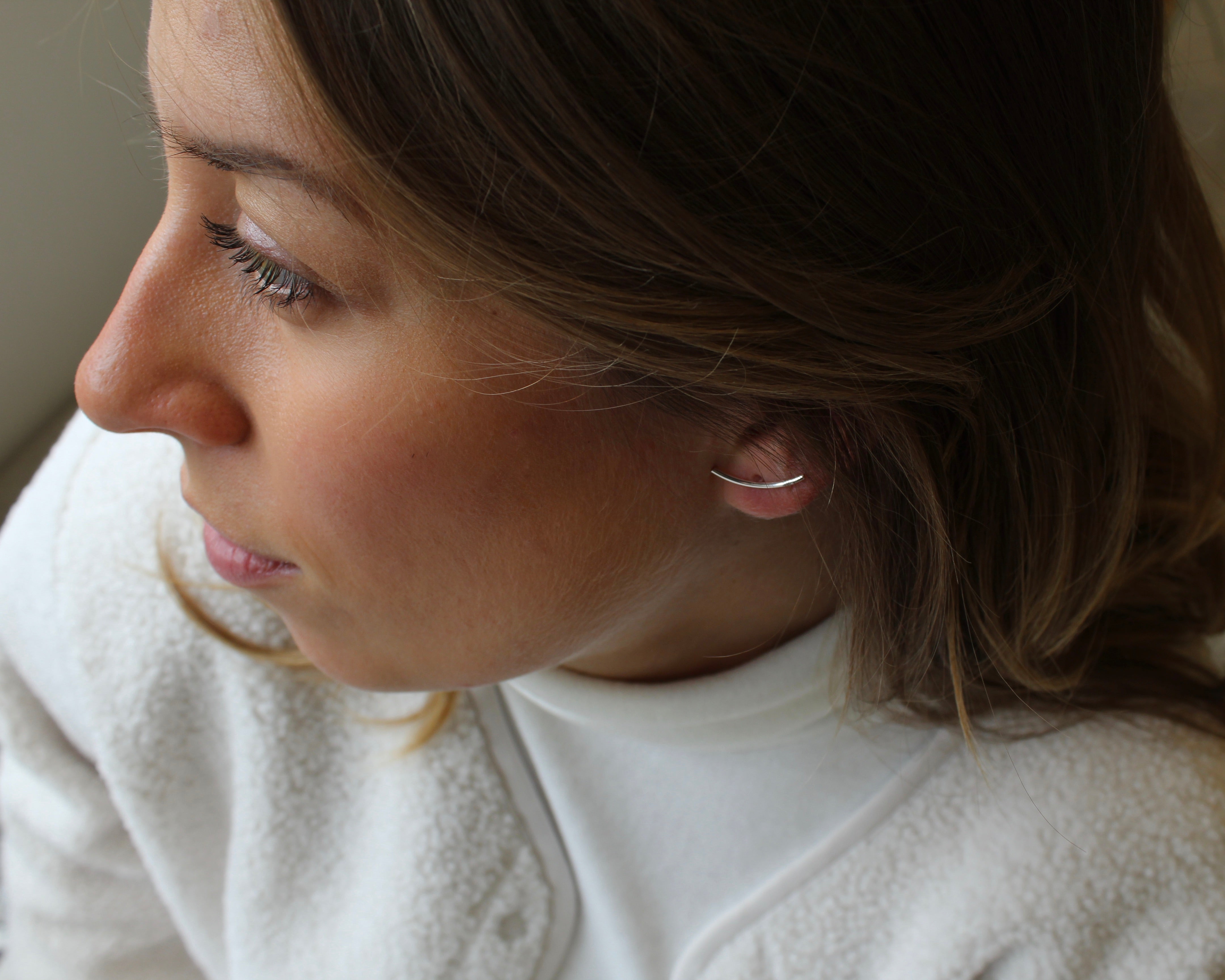 JUDY, boucle d'oreille argent sterling.