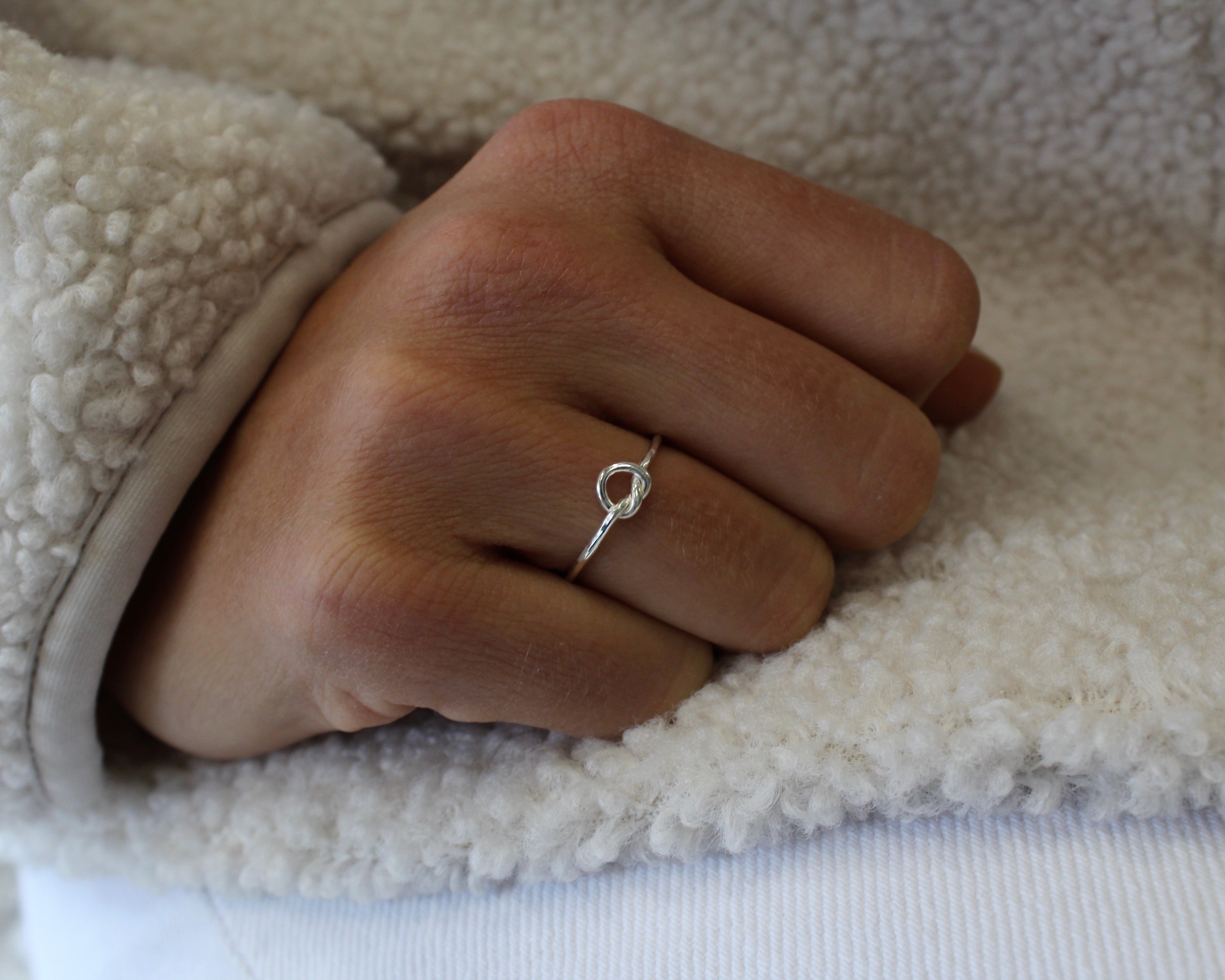 AUBE, bague argent sterling.
