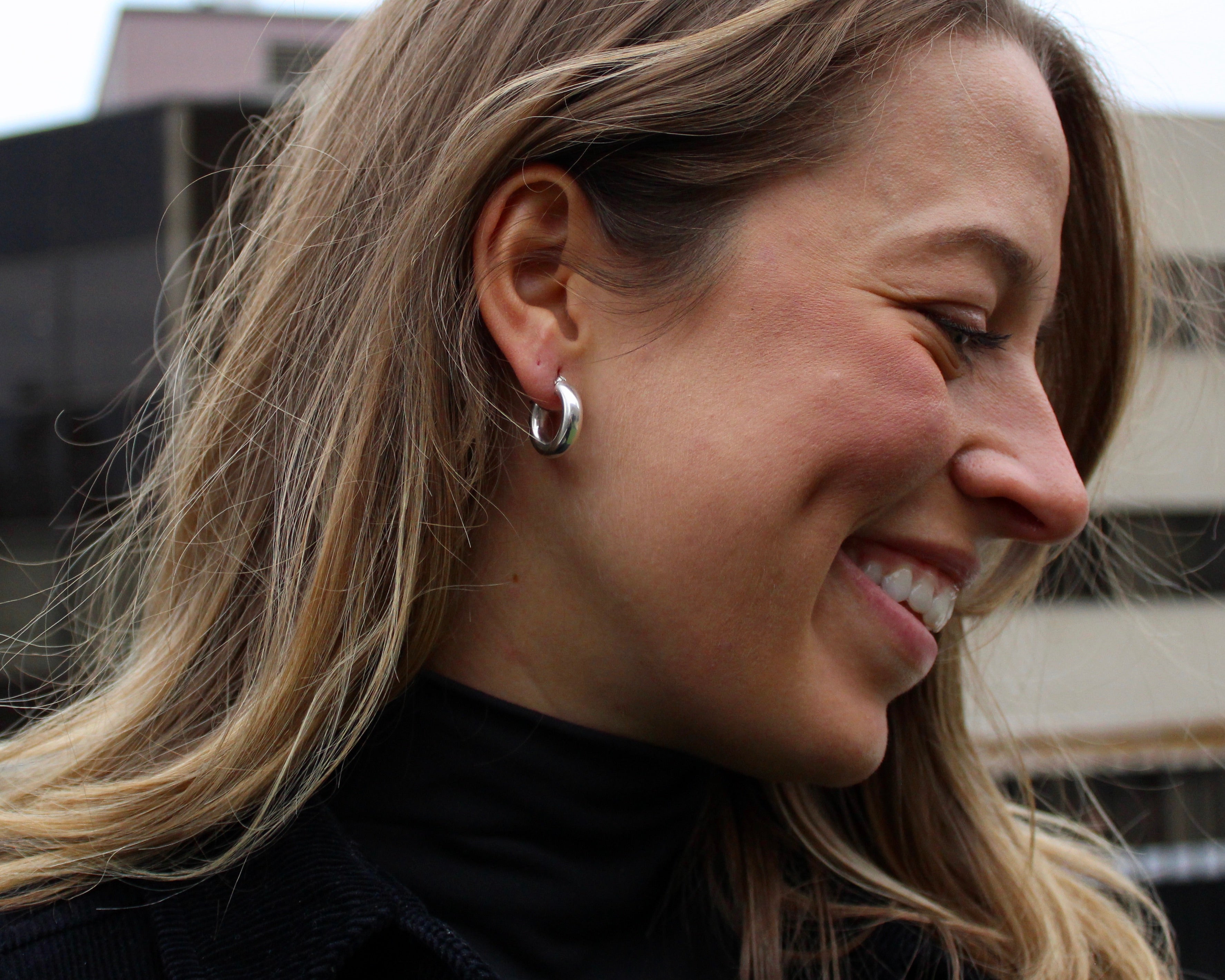 ROMY, anneaux argent sterling.