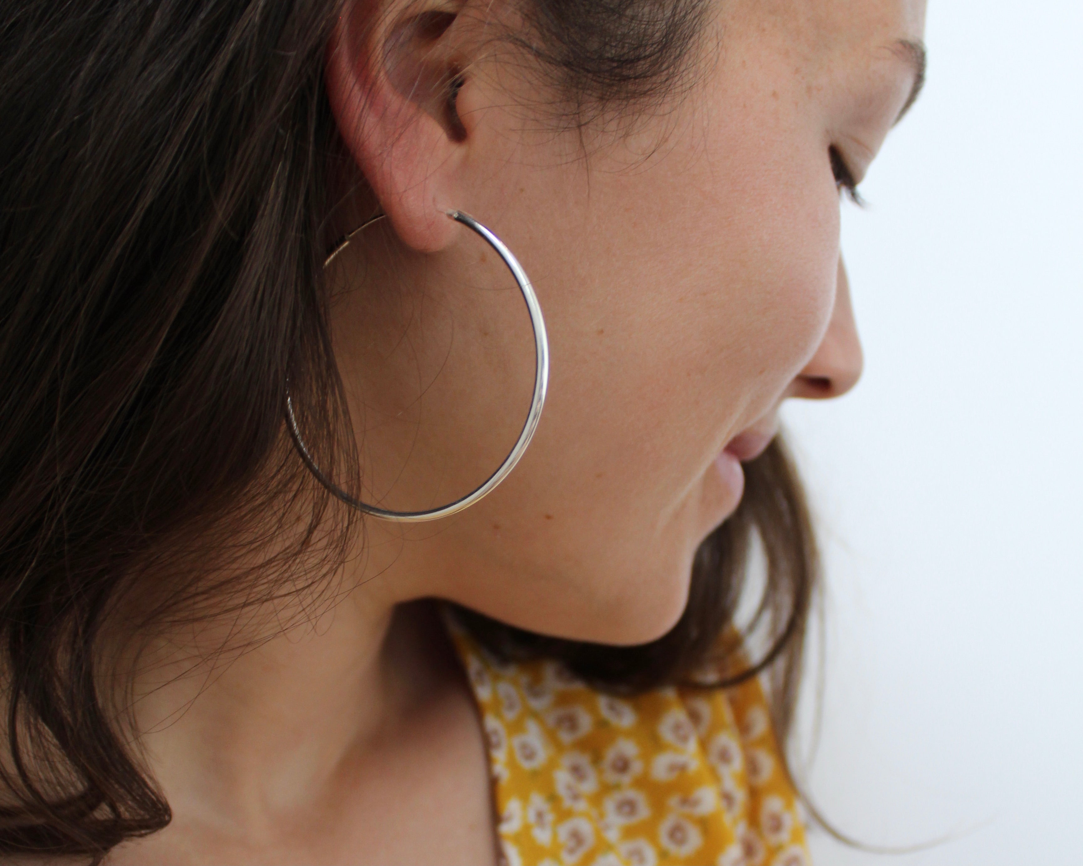 VANESSA, Anneaux argent sterling.