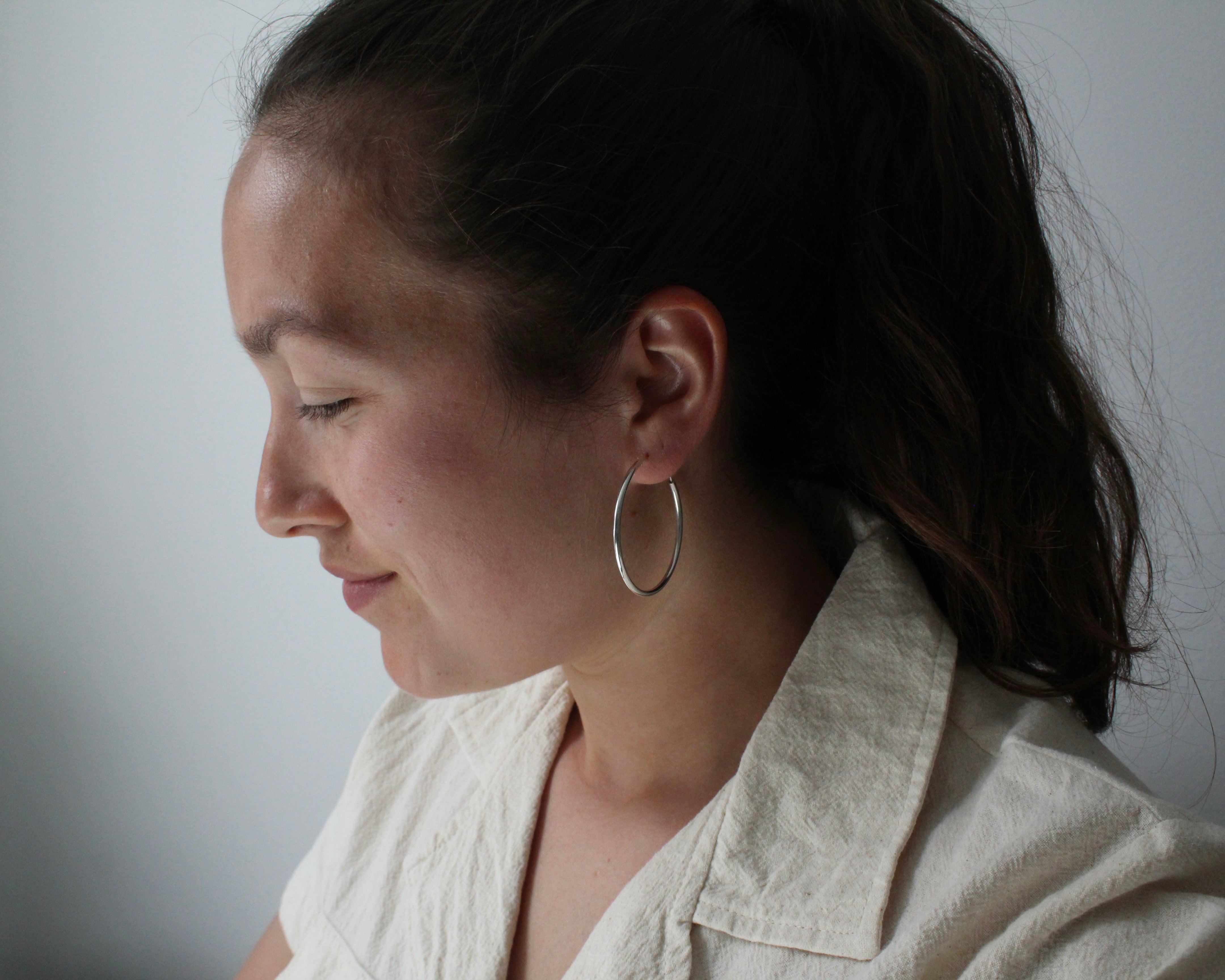 VANESSA, Anneaux argent sterling.