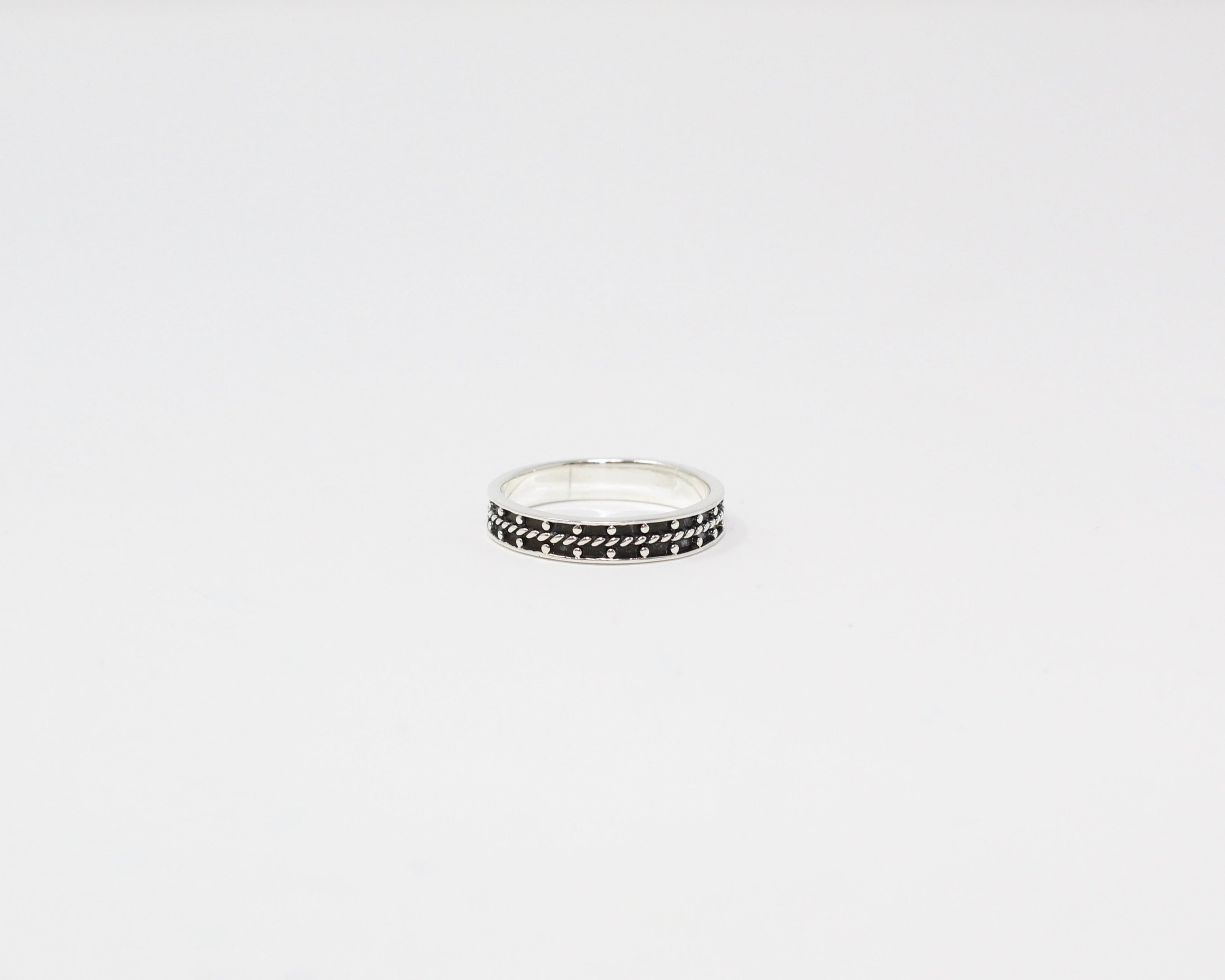 PIKUN, bague argent sterling.