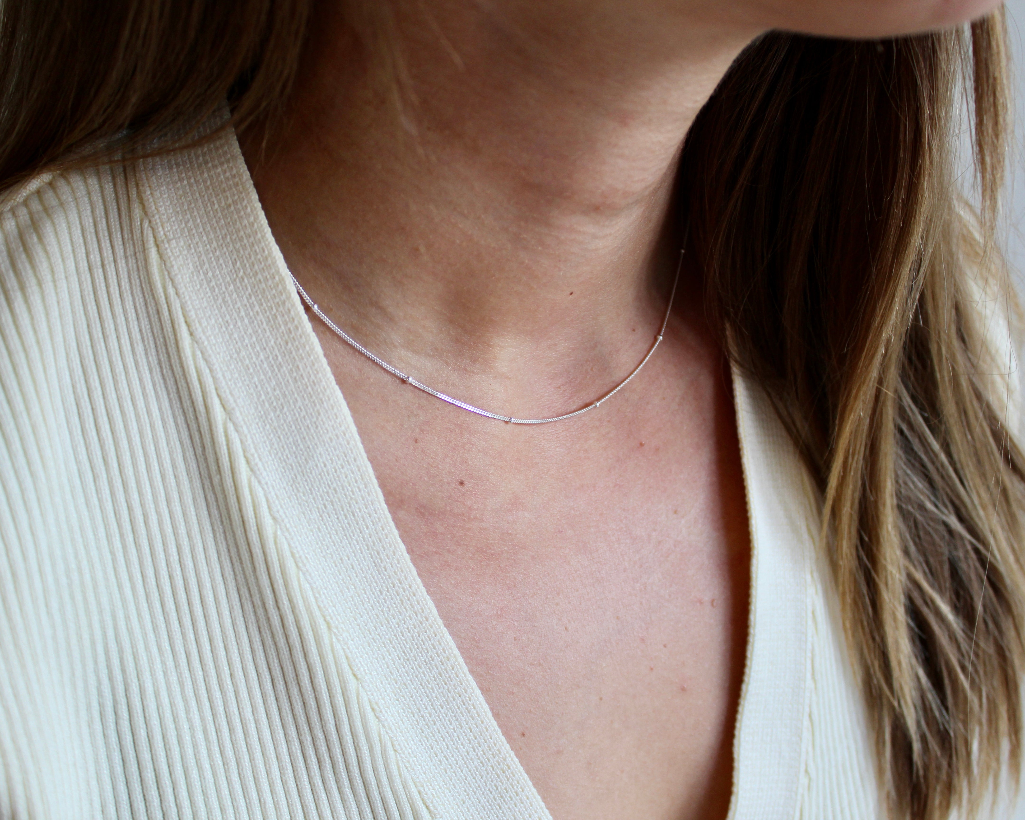 PÉNÉLOPE, chaine argent sterling.