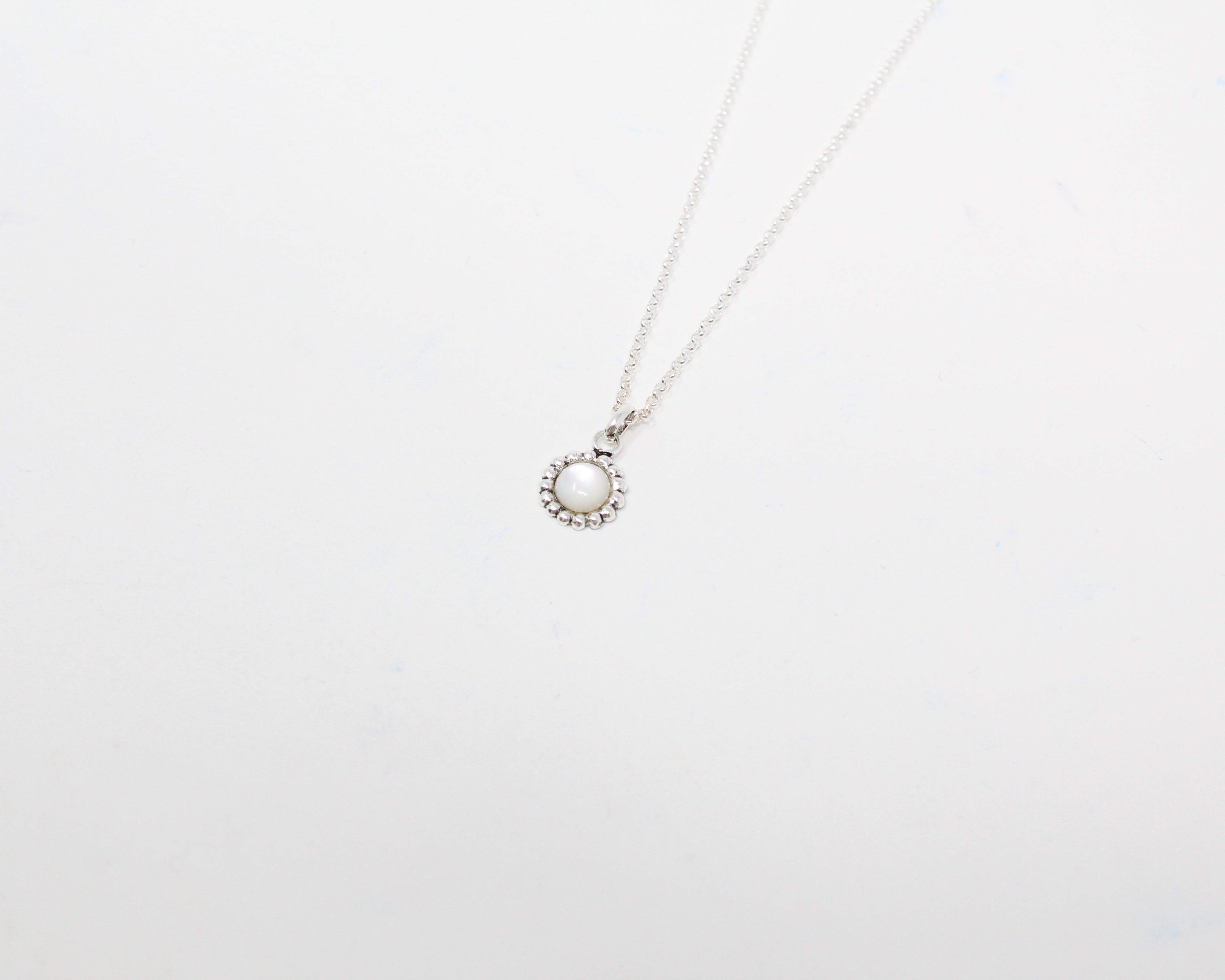 FLEURI, collier argent sterling.