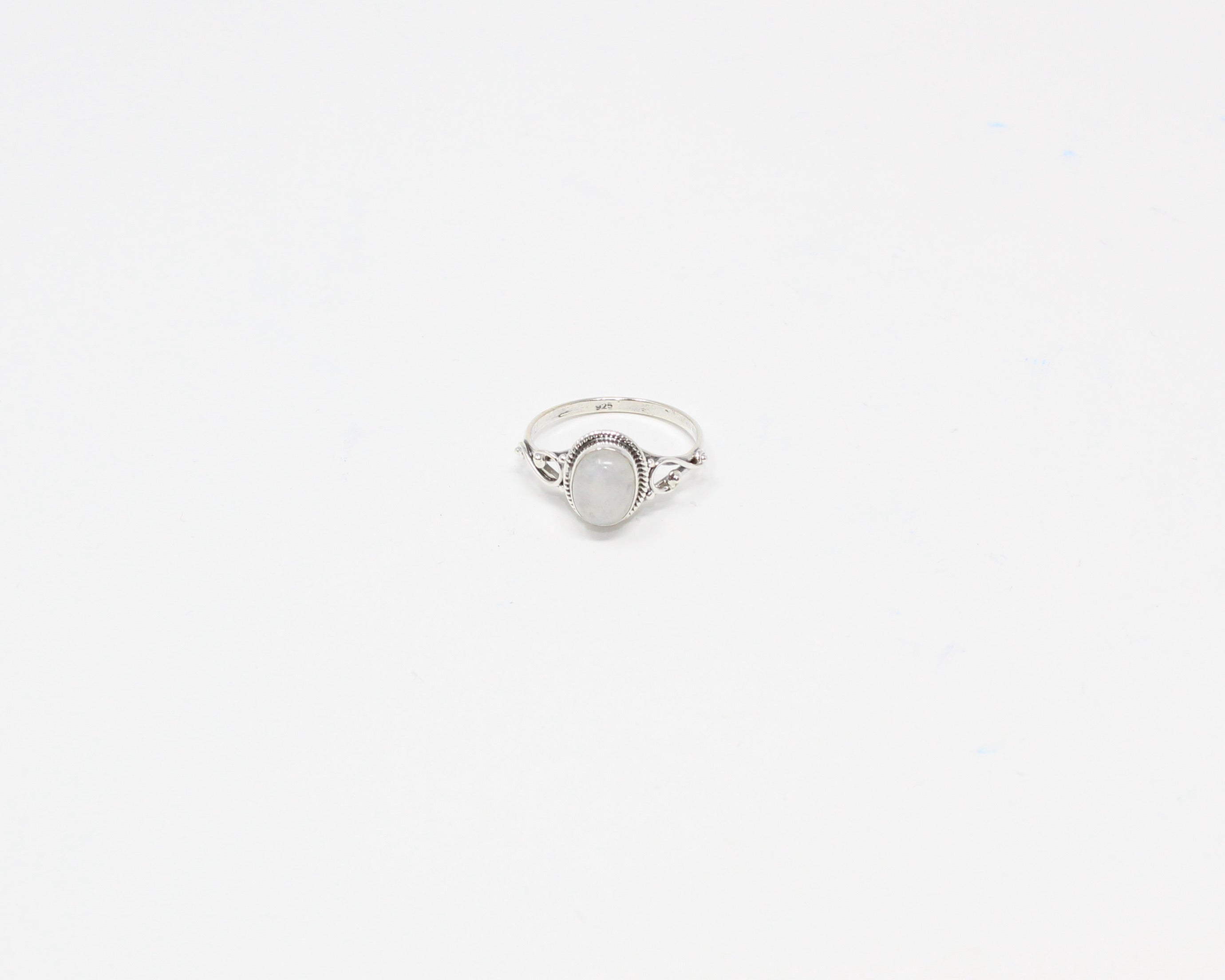 HARMONIE, bague argent sterling, pierre semi-précieuse, pierre de lune.