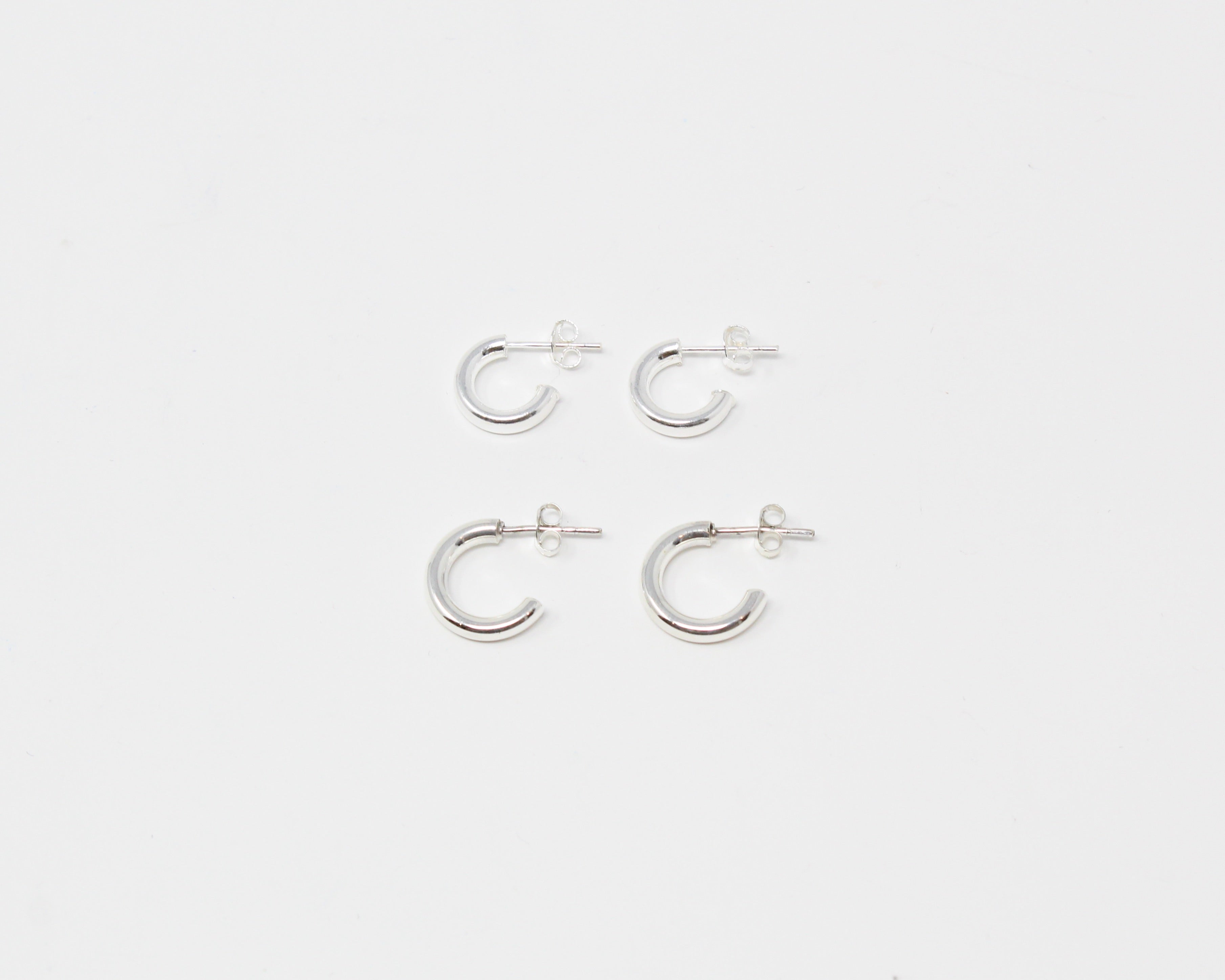 AVY, boucle d'oreille argent sterling.