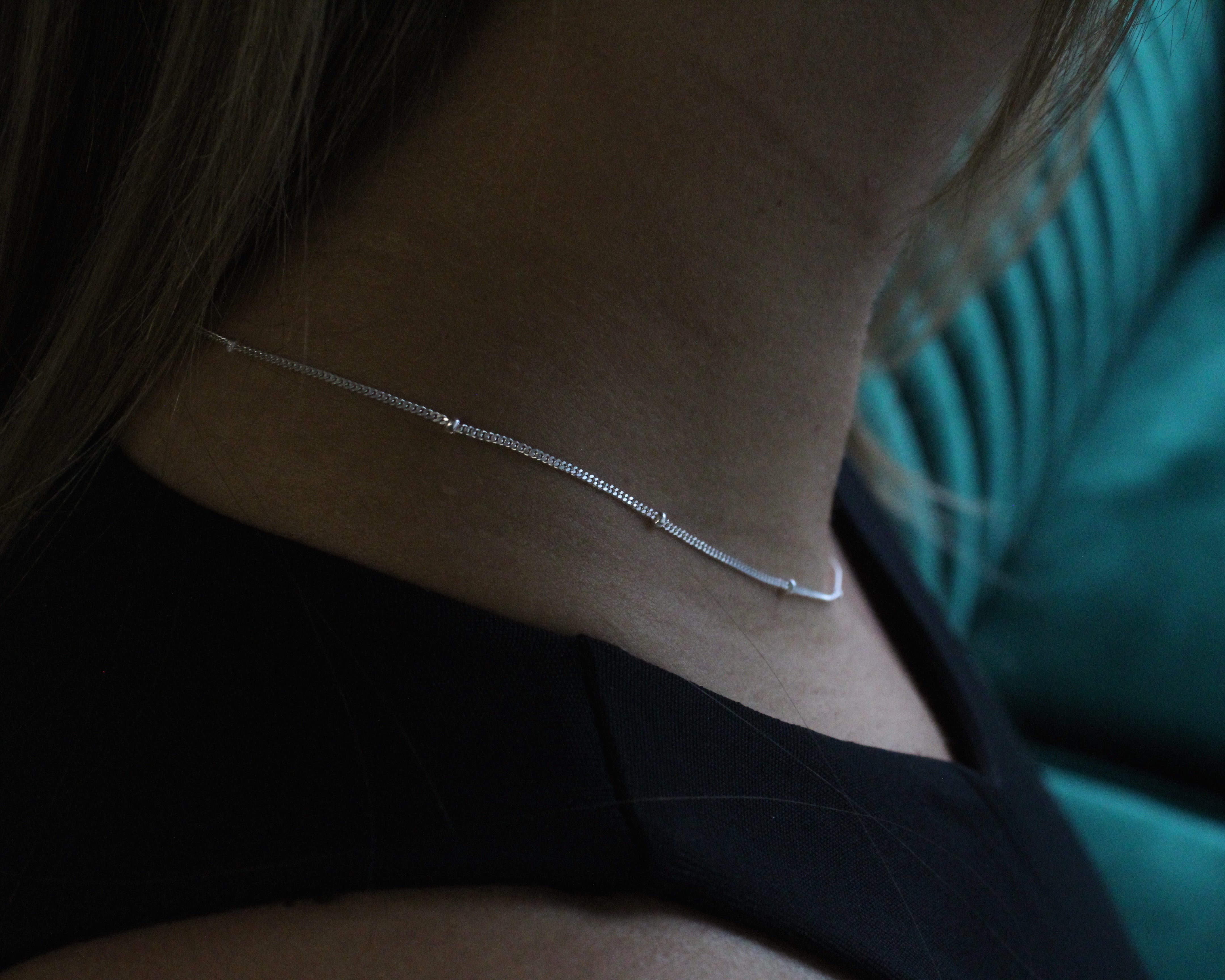 PÉNÉLOPE, chaine argent sterling.