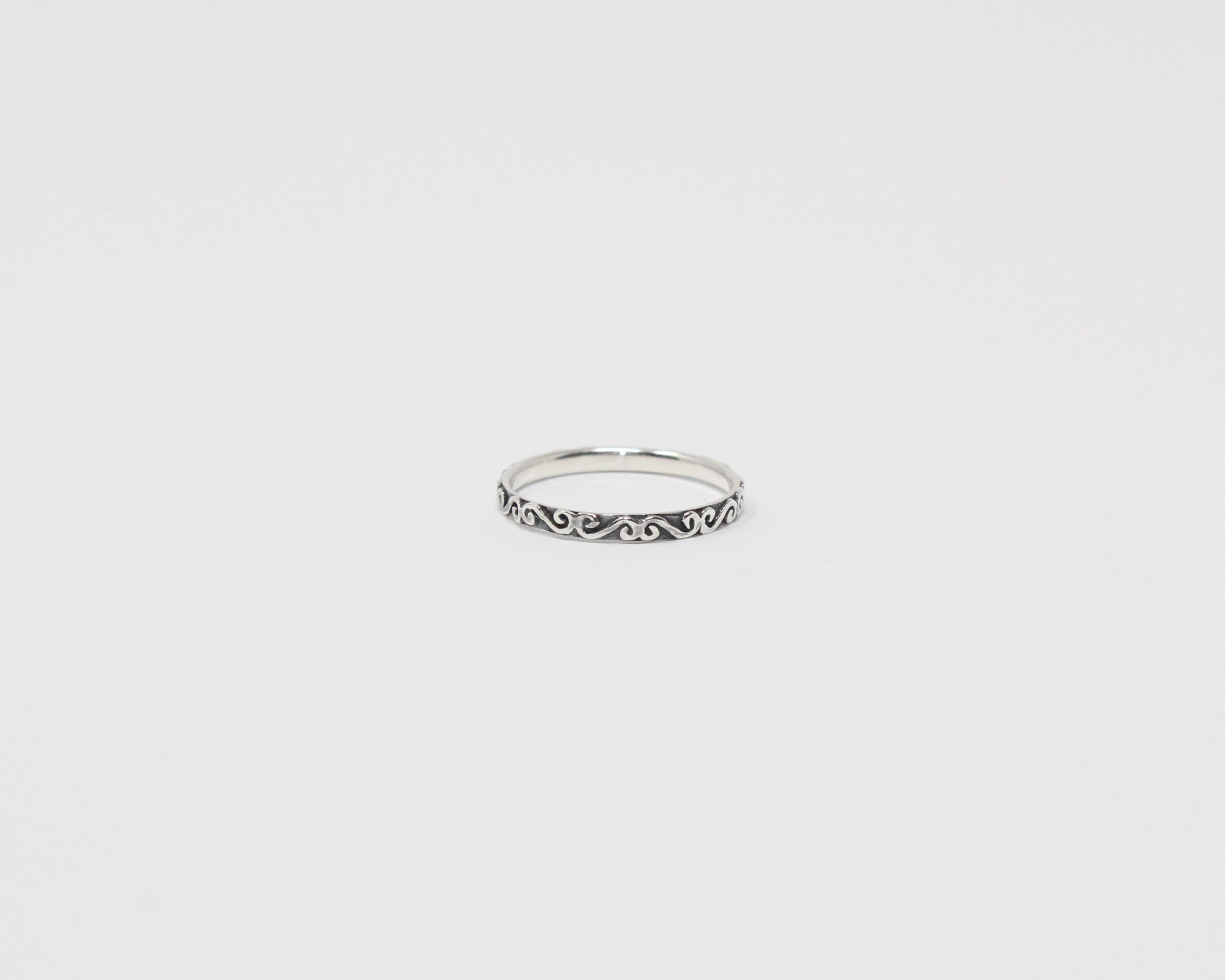 MARINE, bague argent sterling.