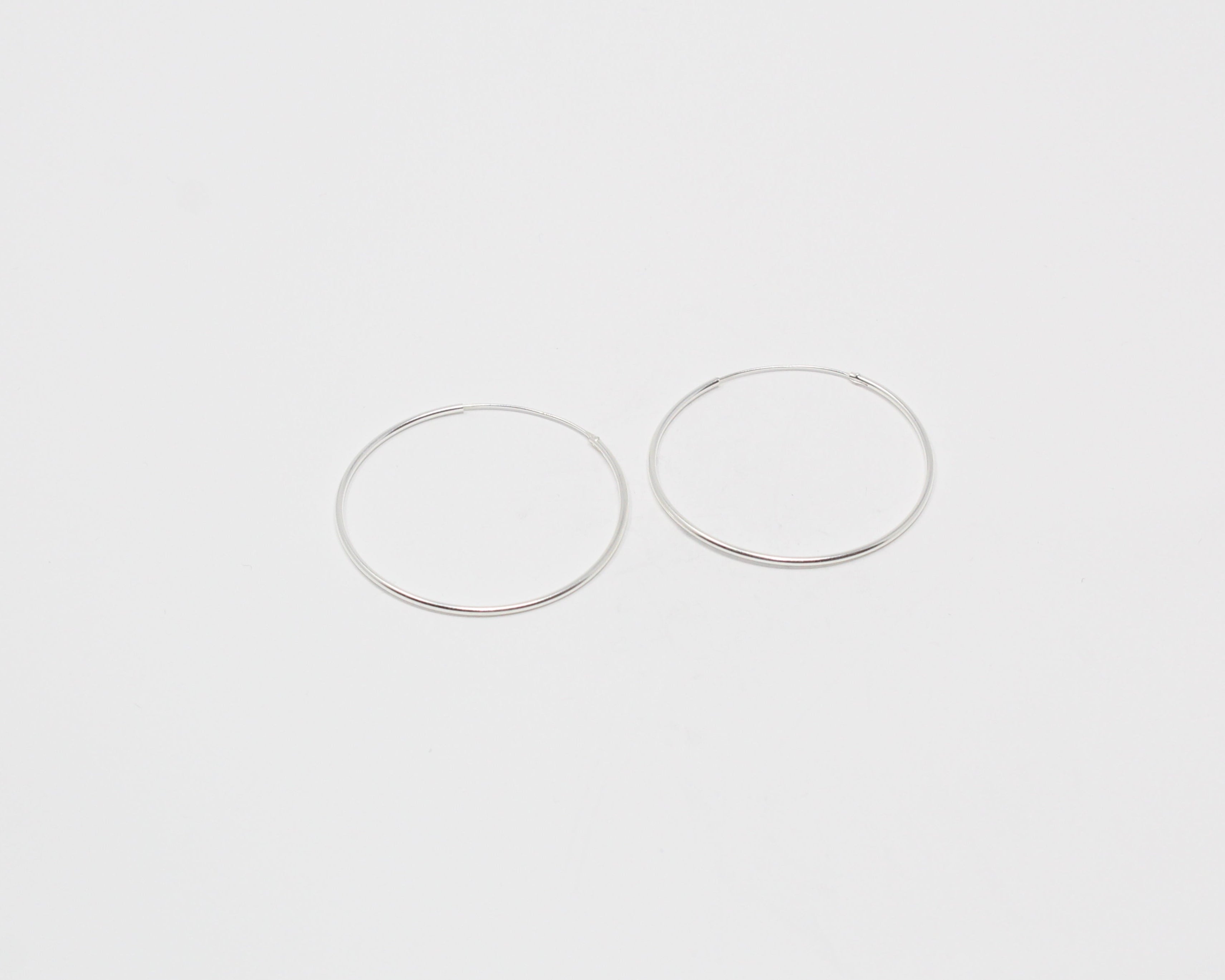 KARLIE, boucle d'oreille, anneaux argent sterling.