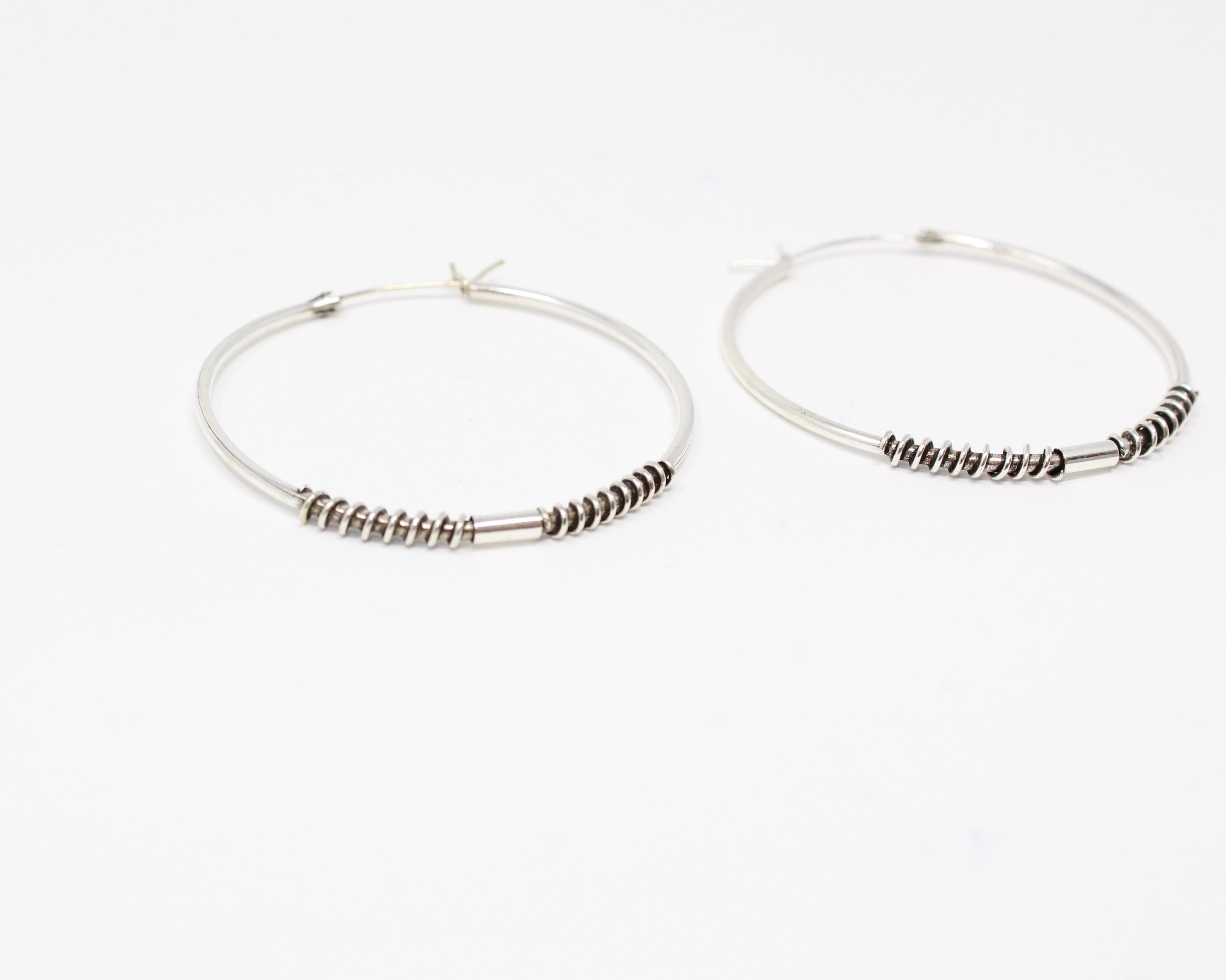 ASTER, anneaux argent sterling.