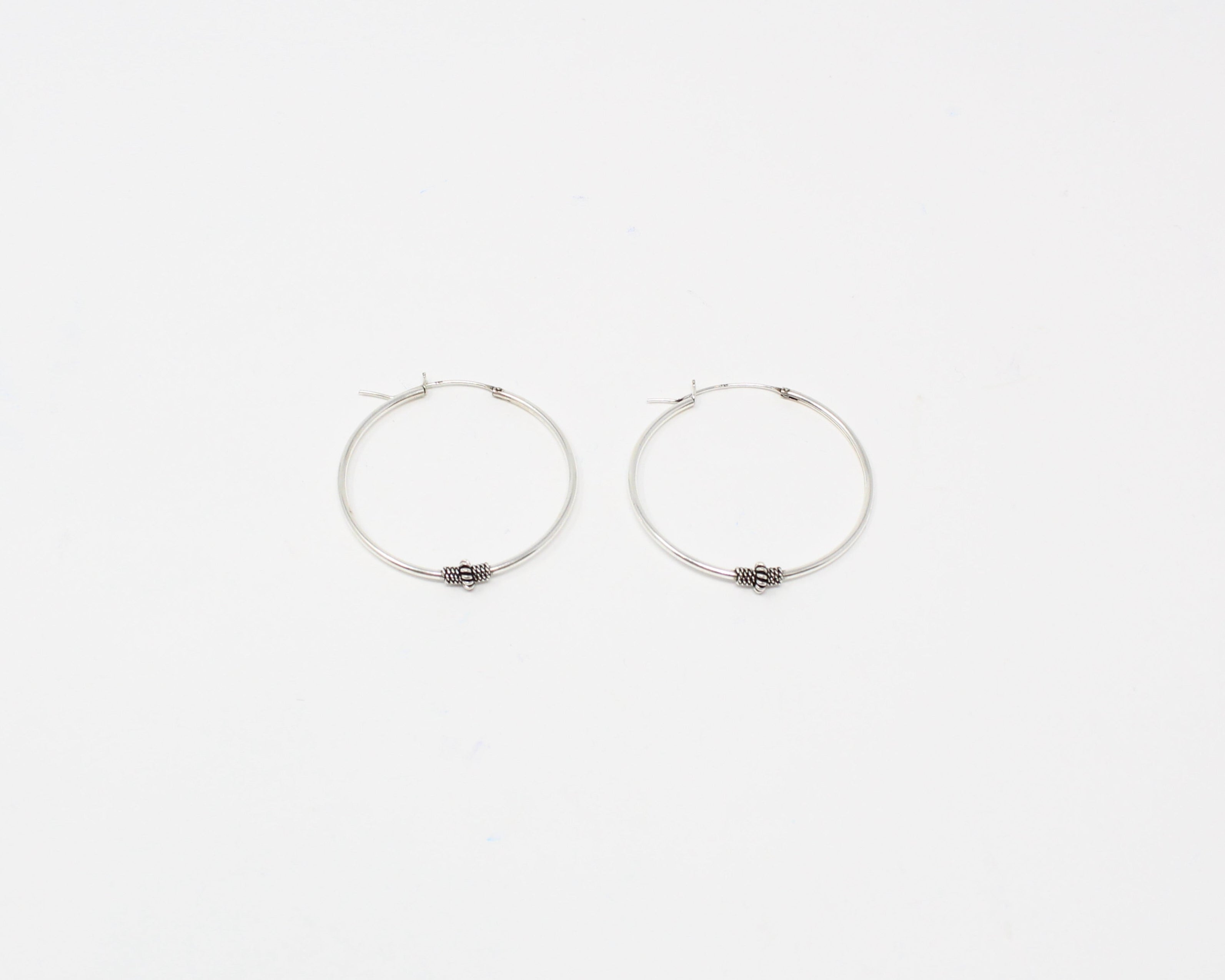 JACINTHE, anneaux argent sterling. Boucle d'oreille.