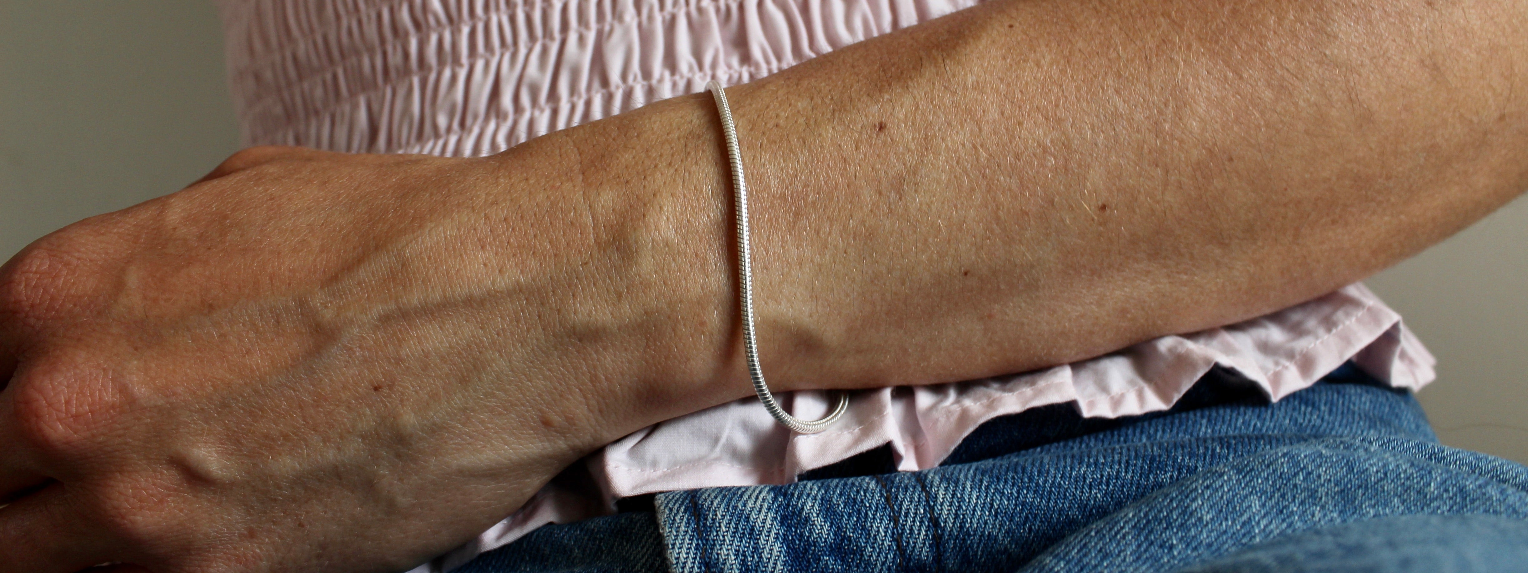 Bracelets, argent sterling.