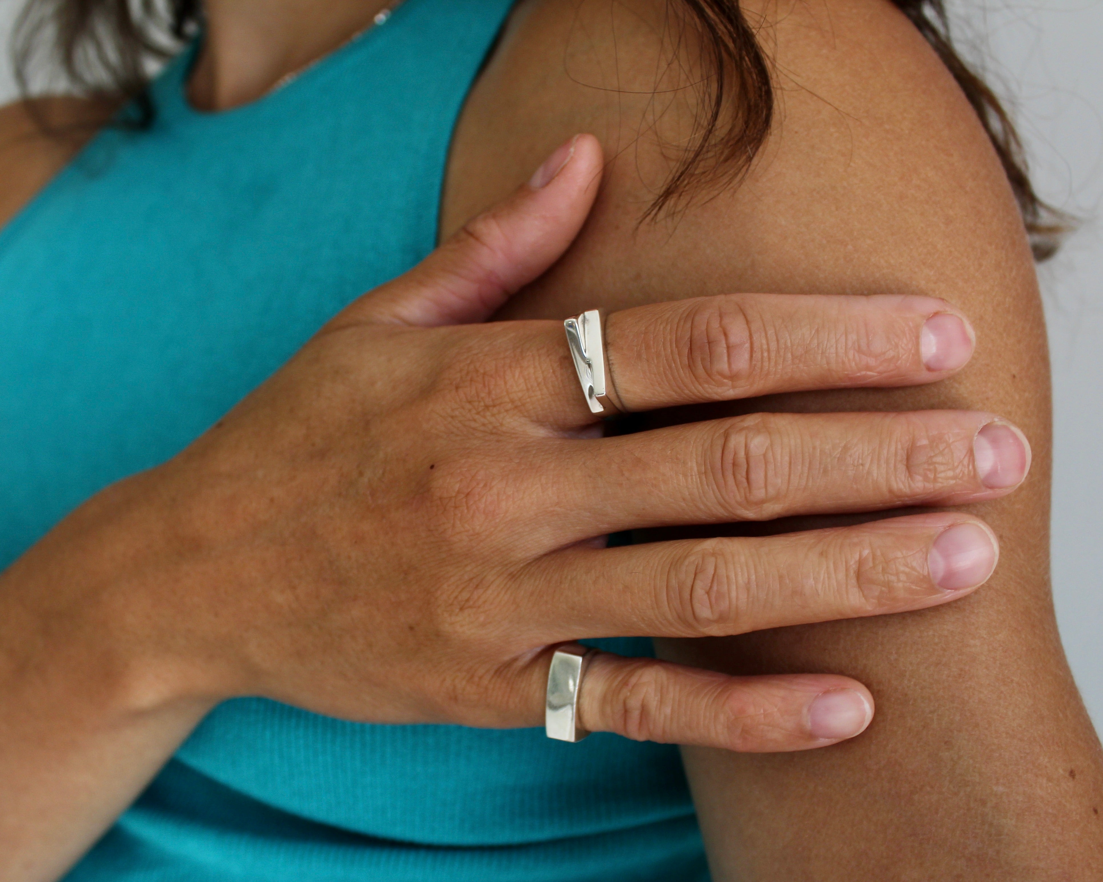 MAGGY, bague argent sterling.