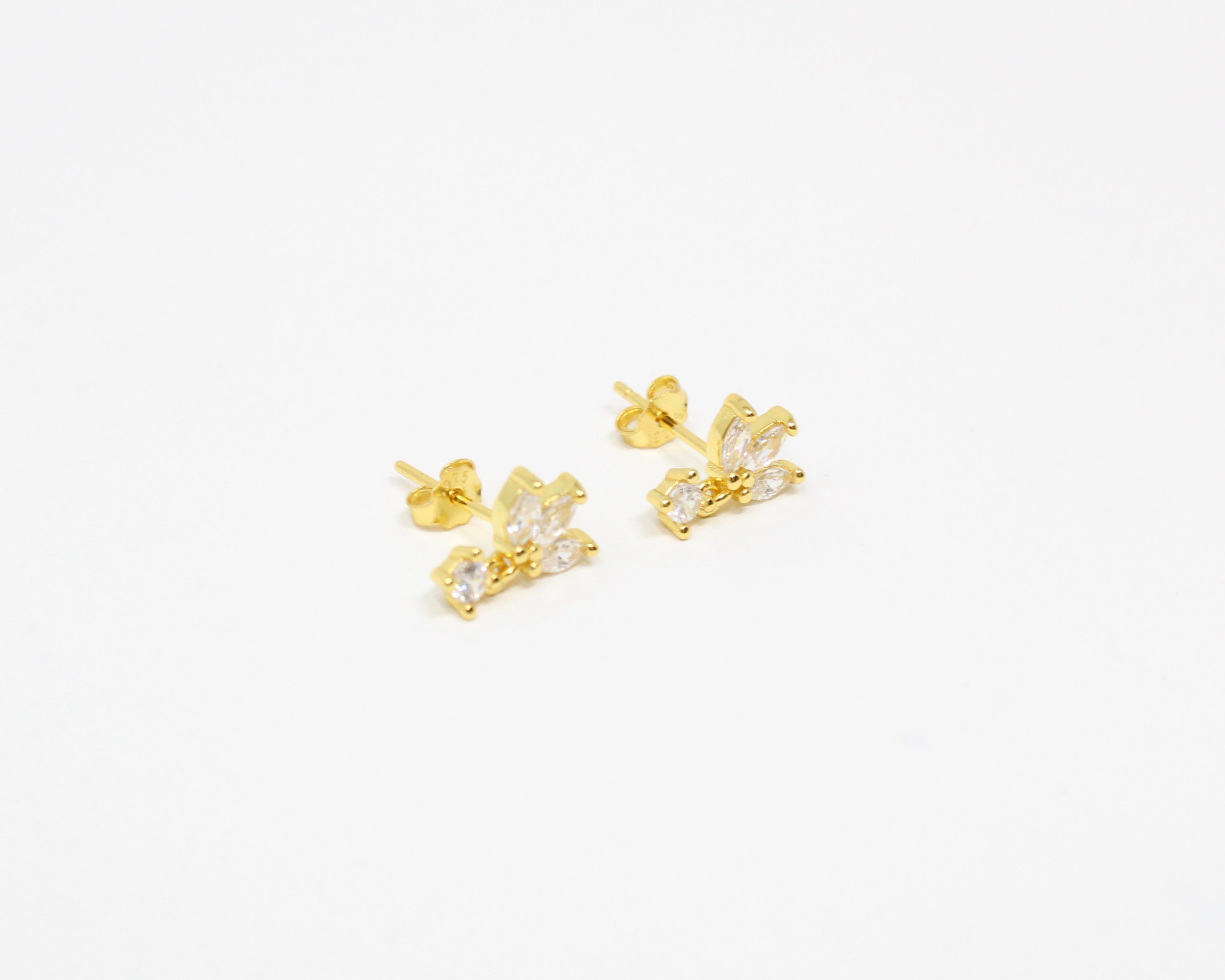 CLÉO, boucles d'oreilles, or vermeil.