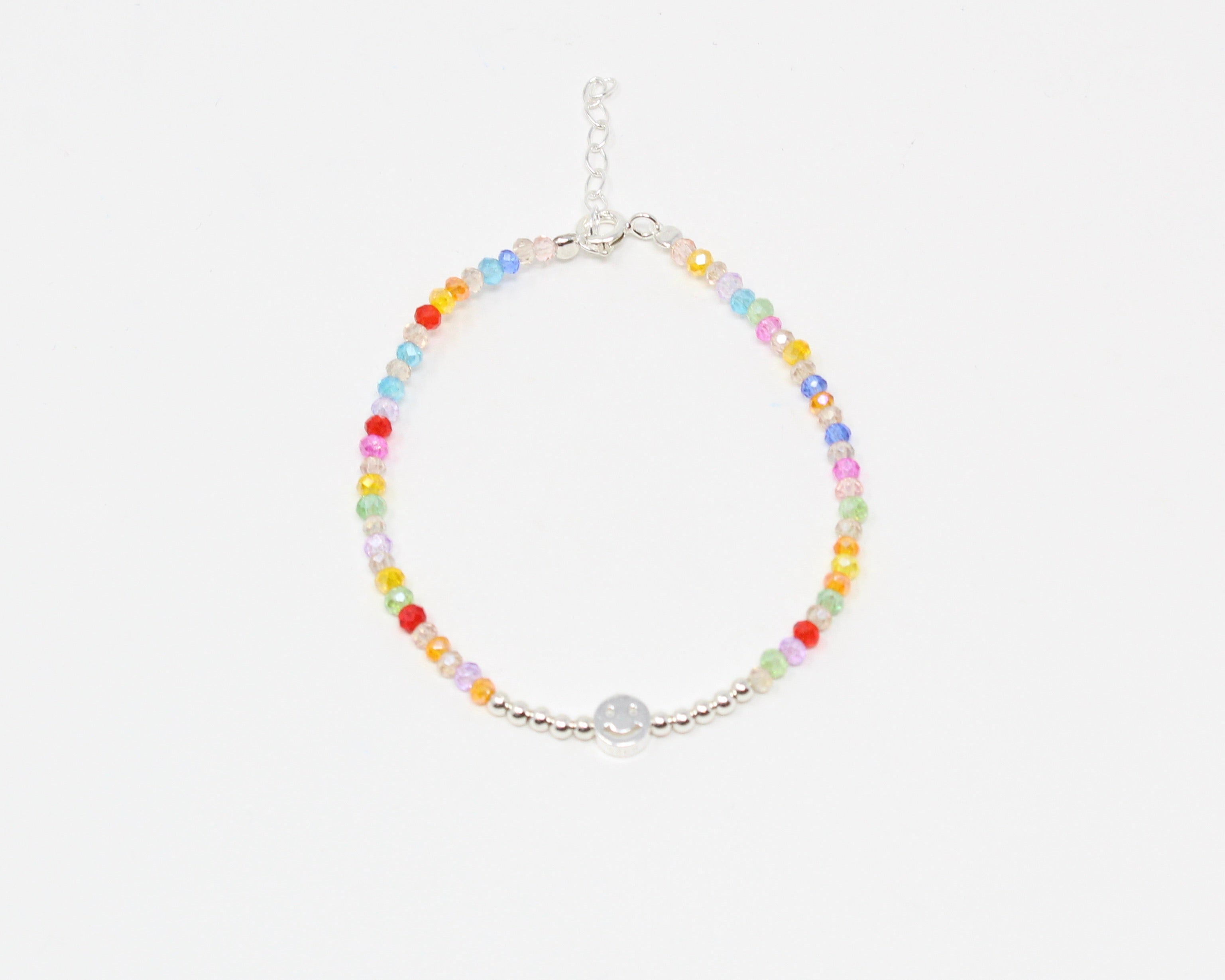 SMILE, bracelet argents sterling et billes.