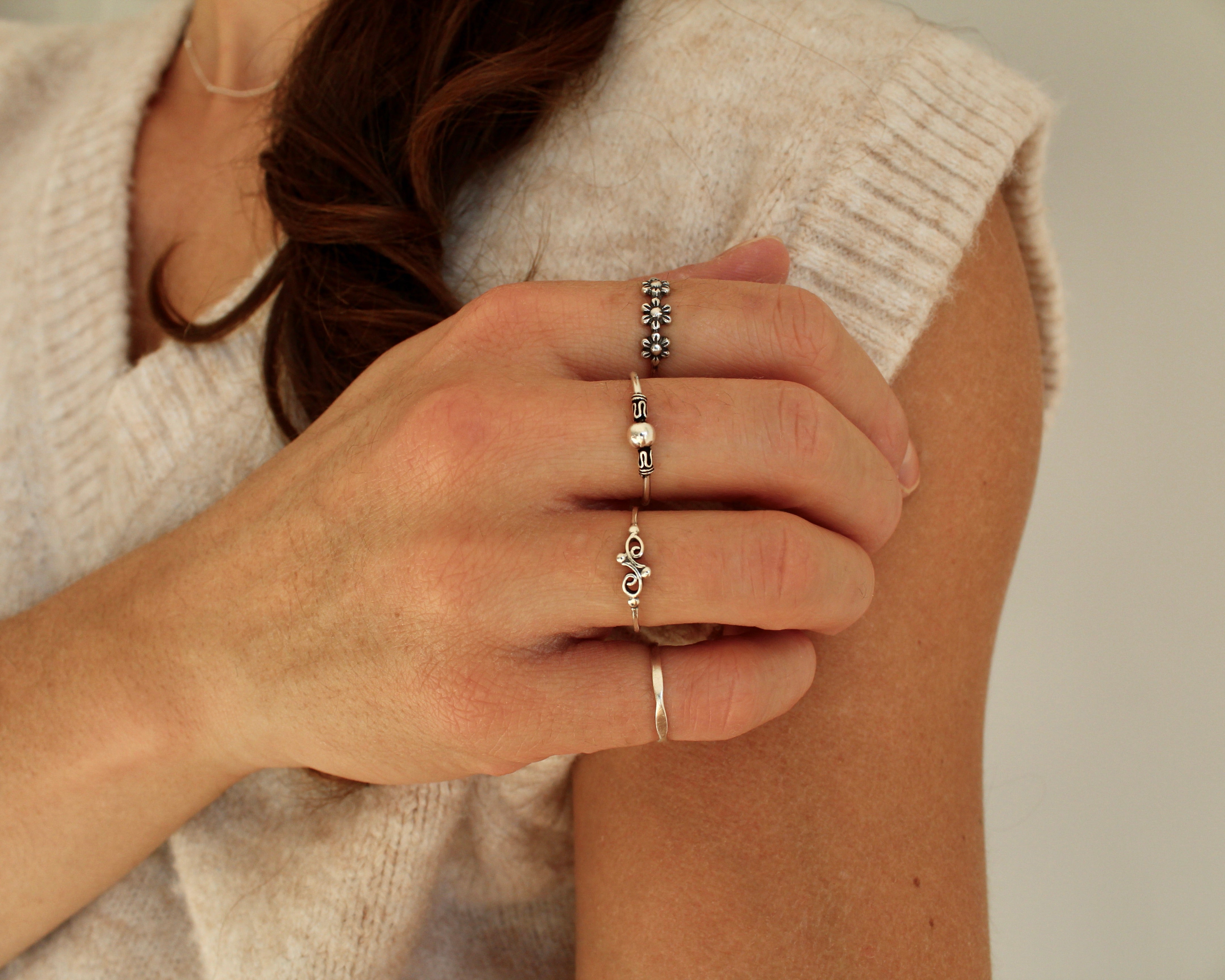 RHYM, bague argent sterling.