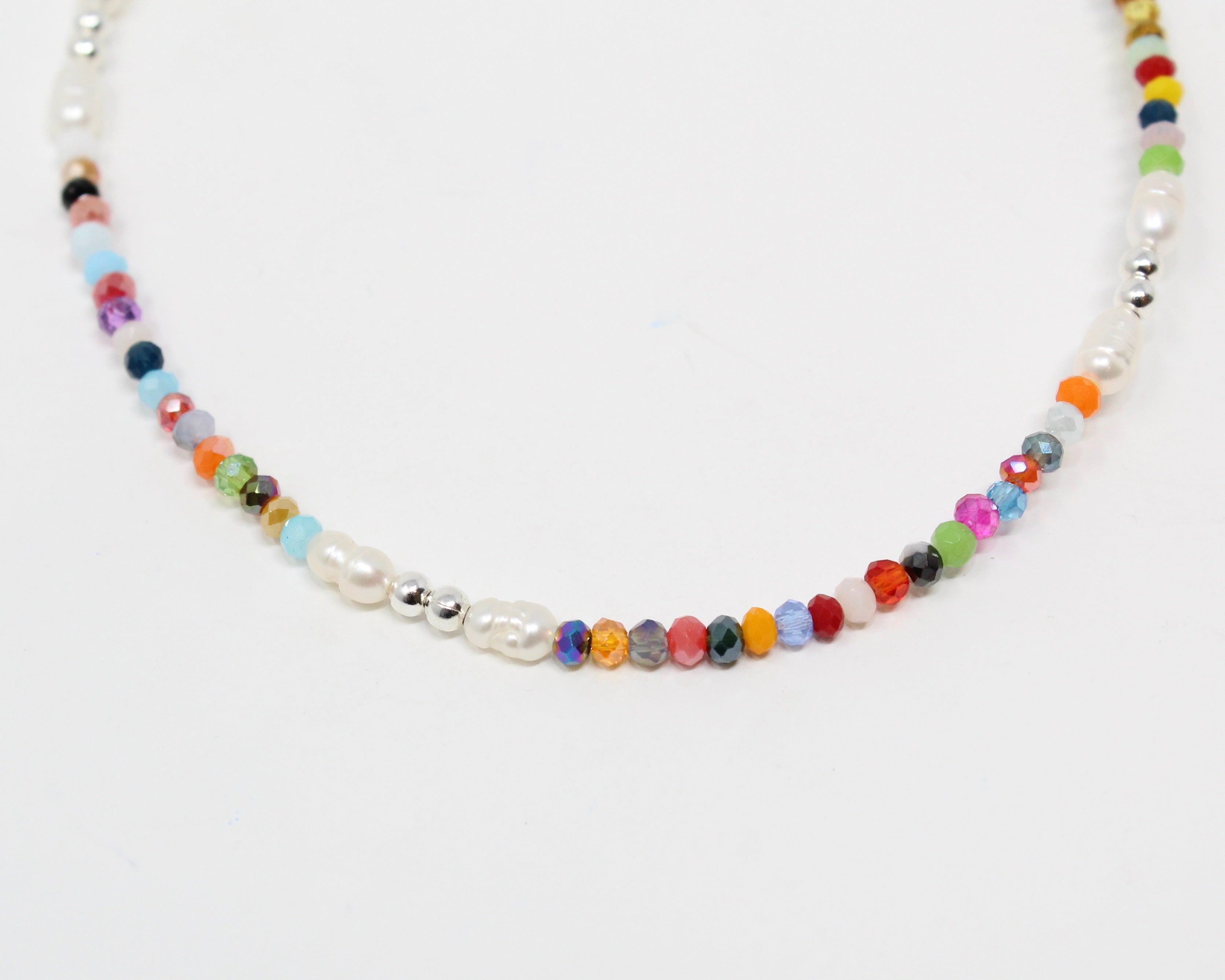 ARC-EN-CIEL, argent sterling, billes, perles.