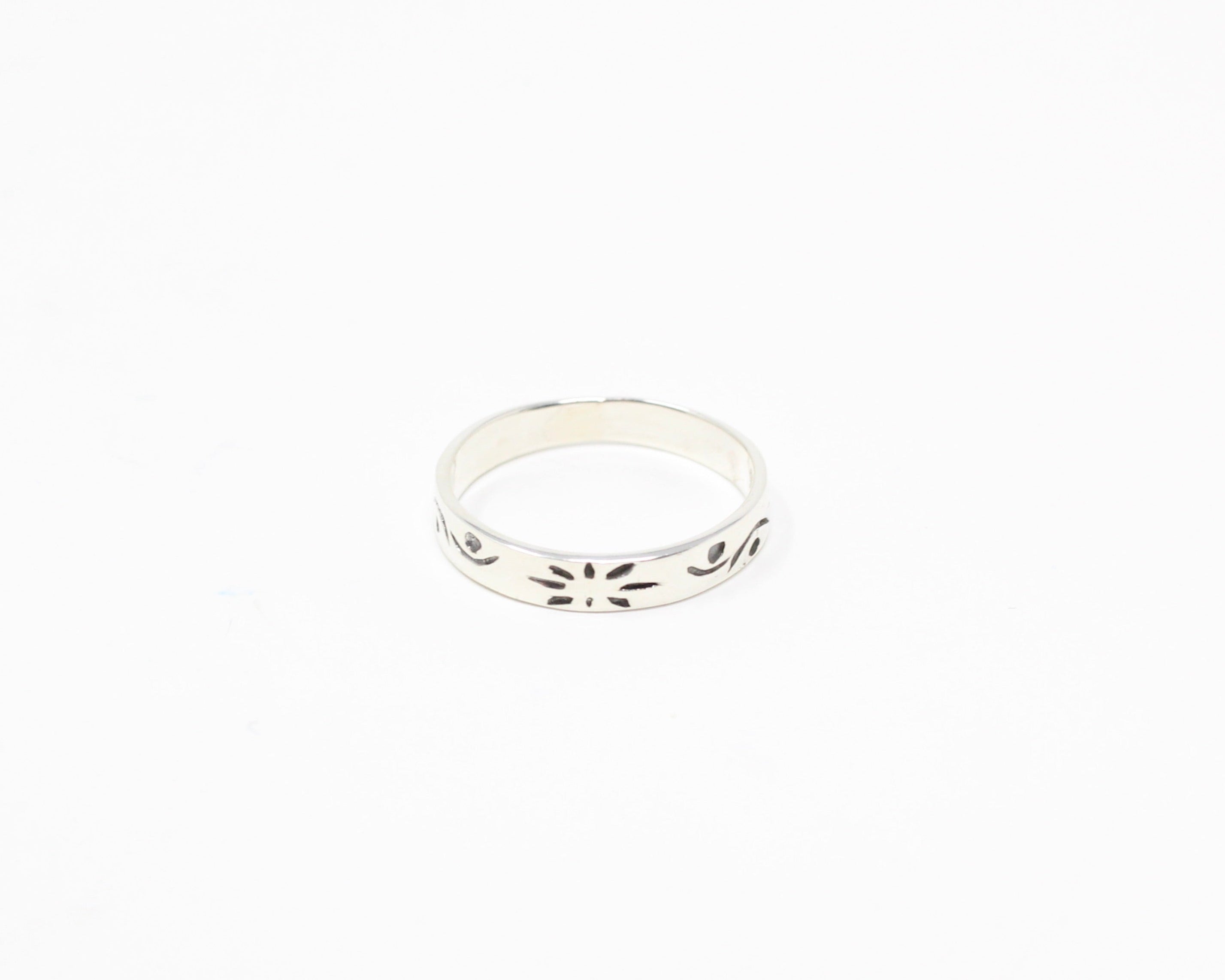TROPIQUE, bague argent sterling.