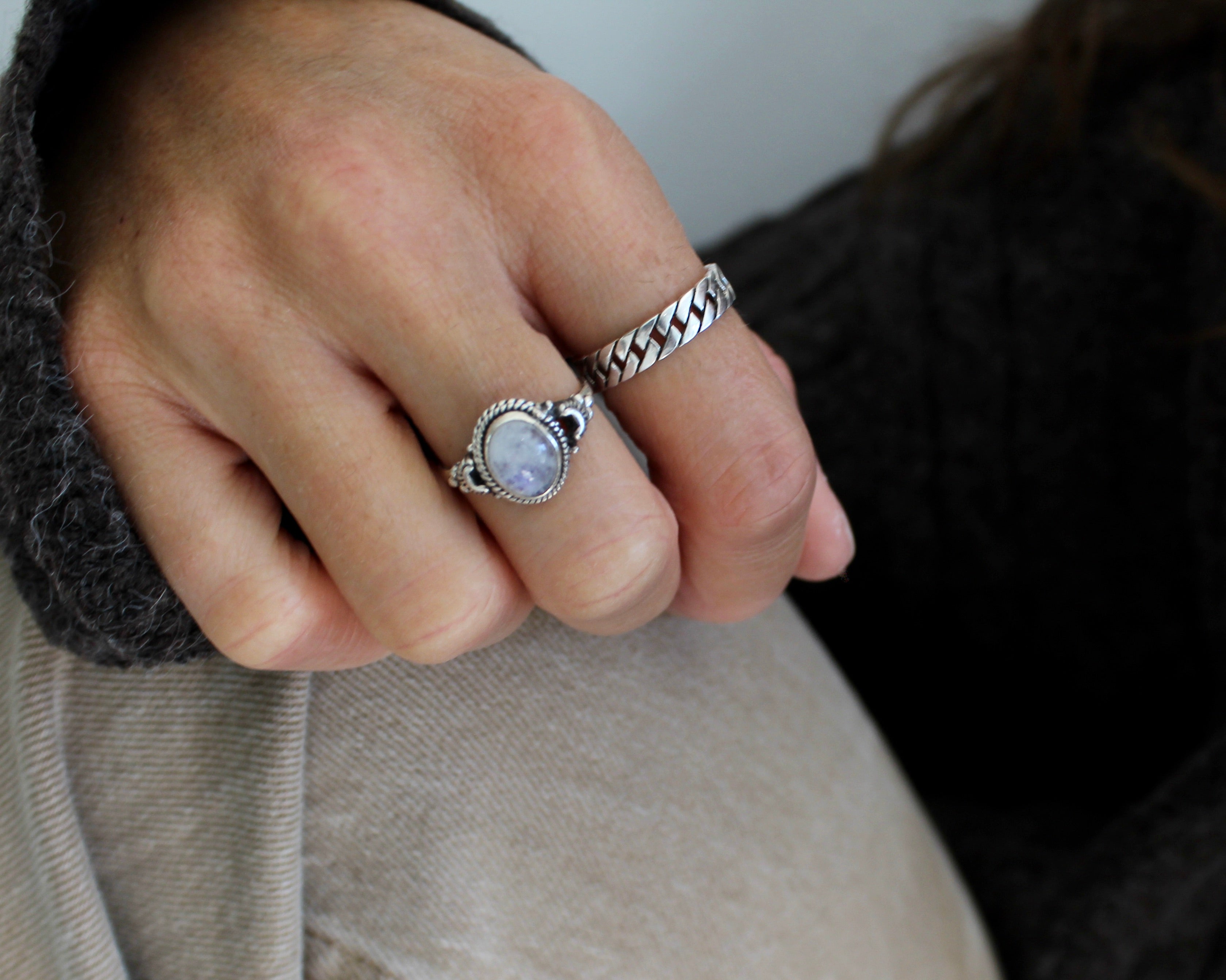 GIULIA, bague argent sterling.