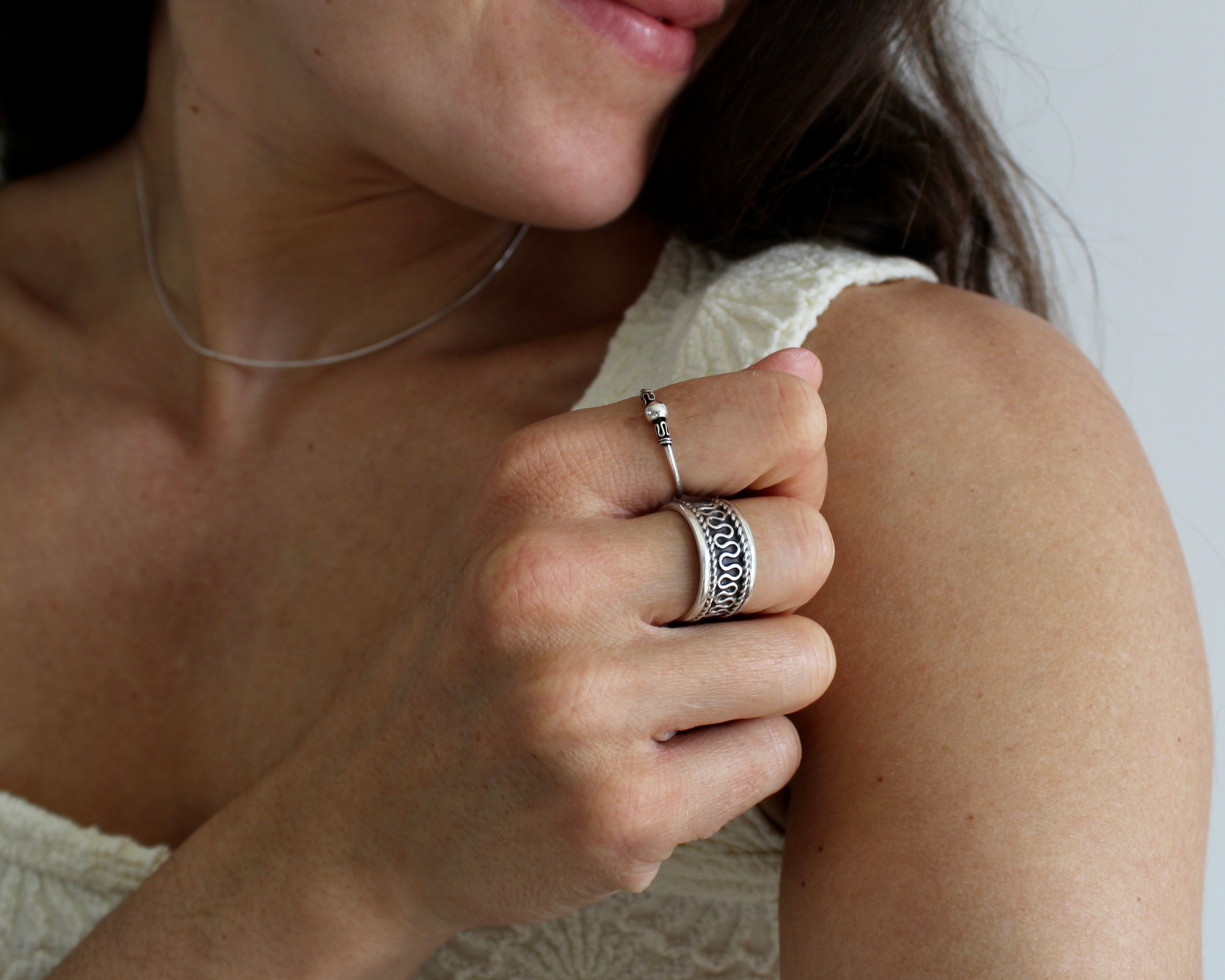 RHYM, bague argent sterling.