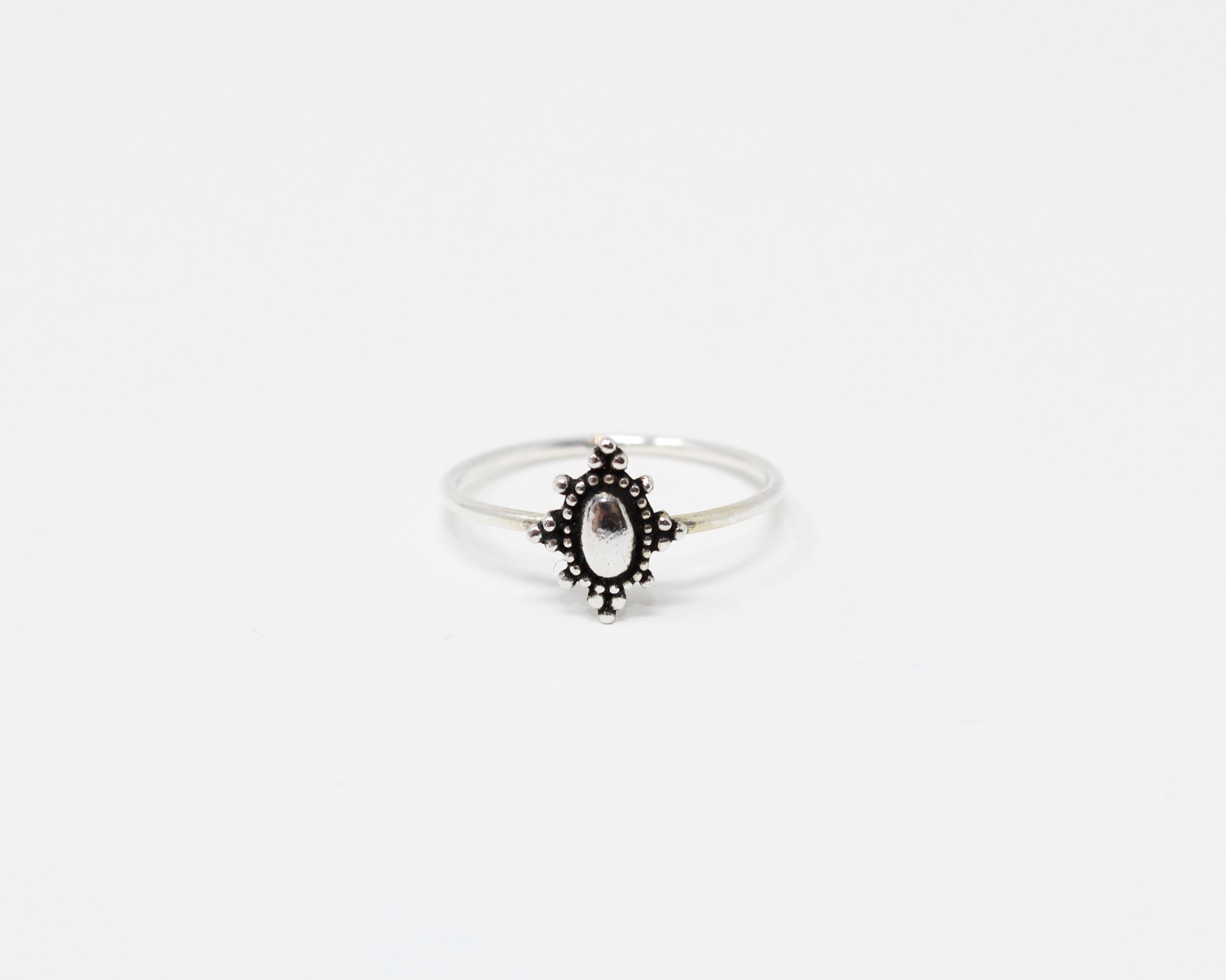 CORAIL, bague argent sterling.