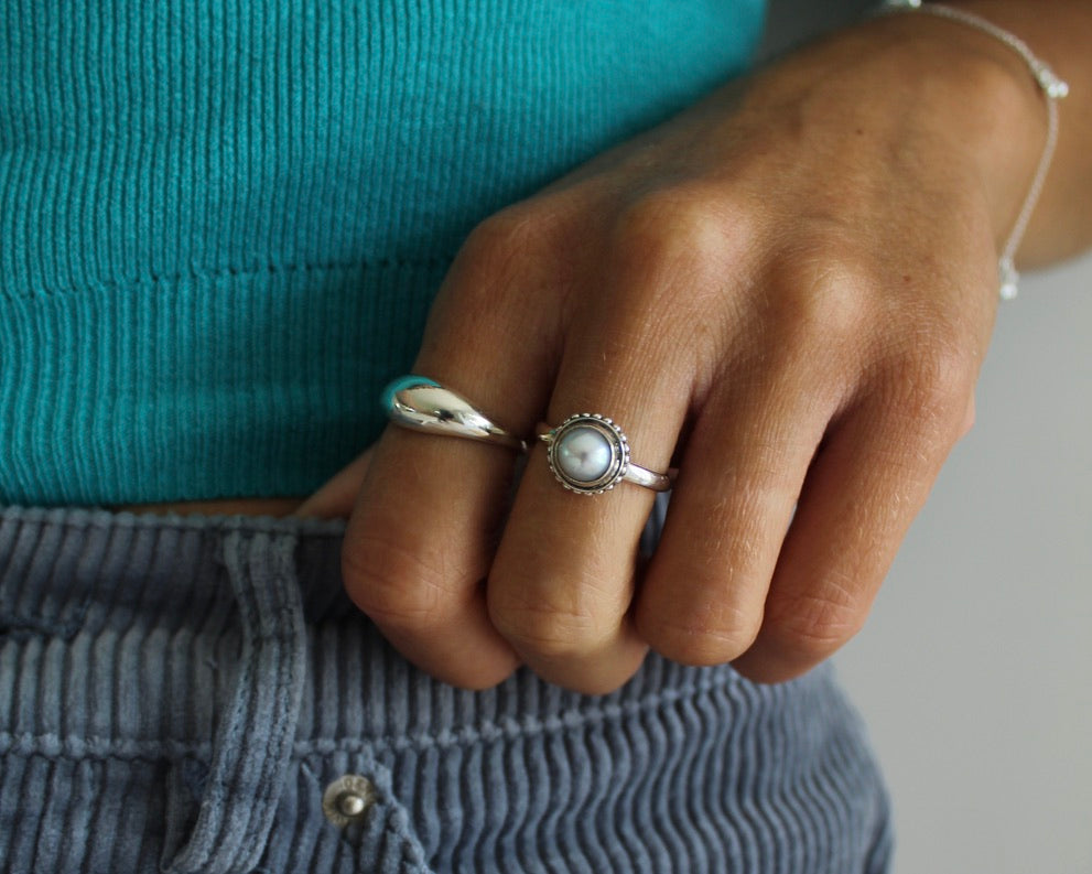 BELLA, bague argent sterling.