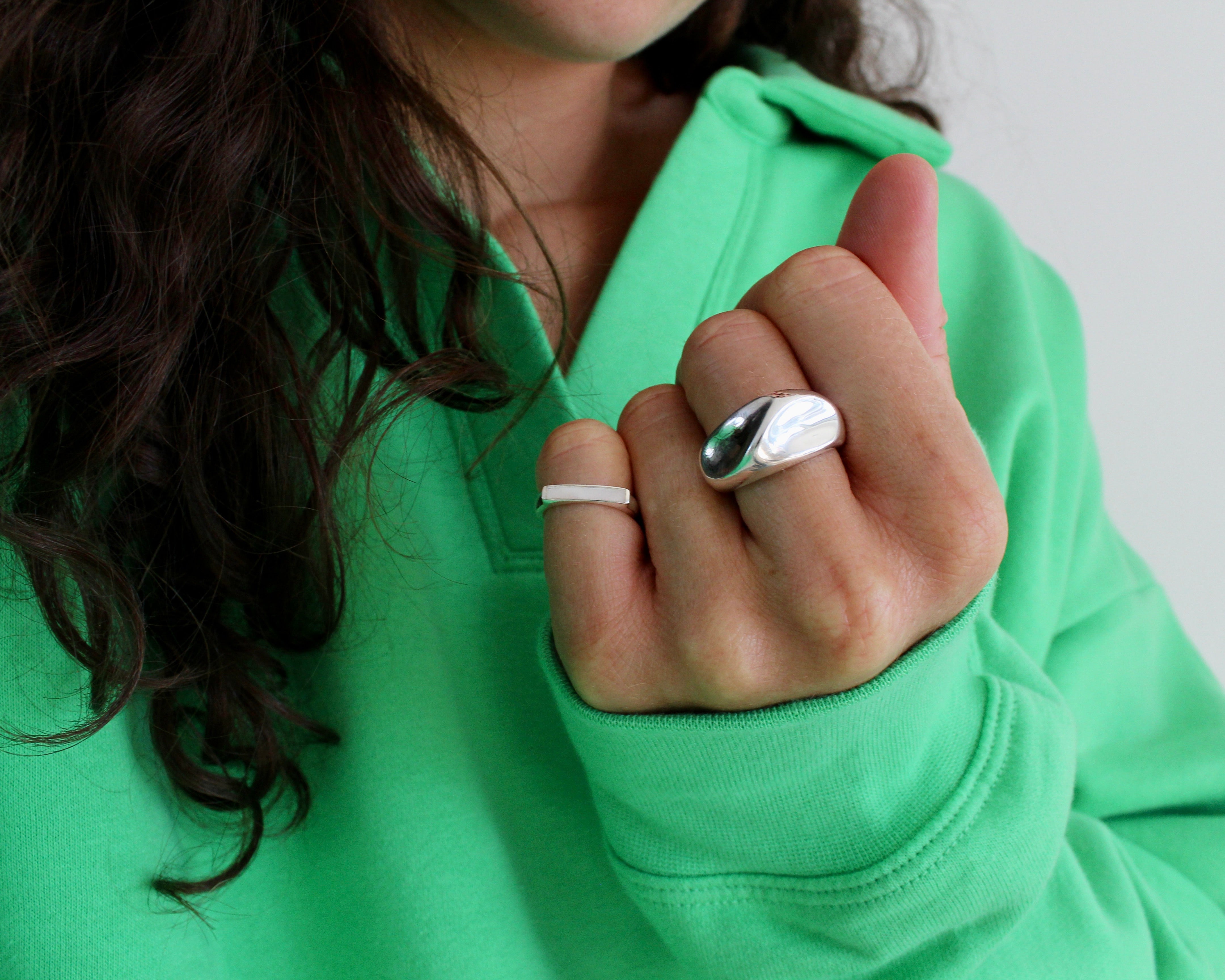 KORO, bague argent sterling.