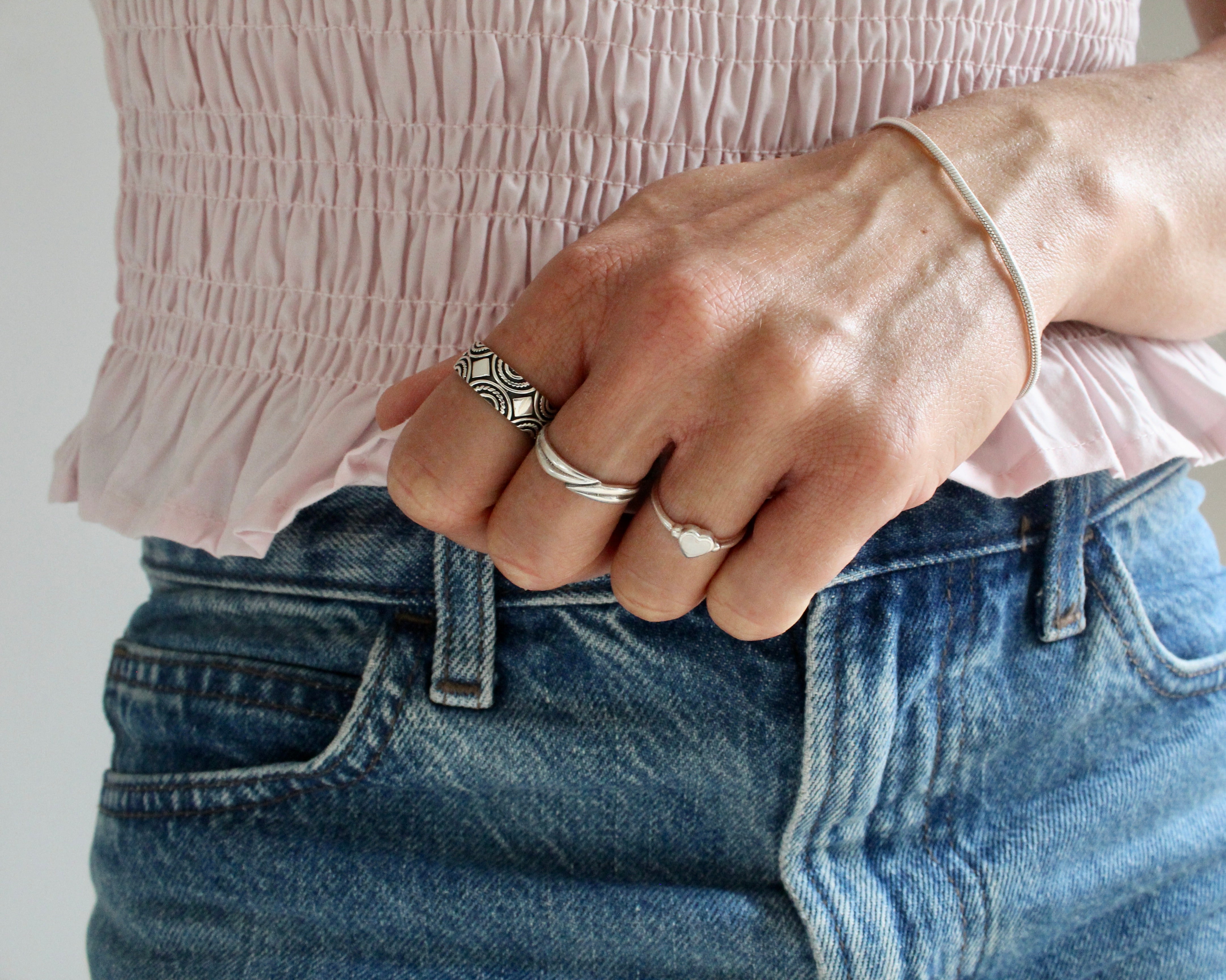 RUPI, bague argent sterling.