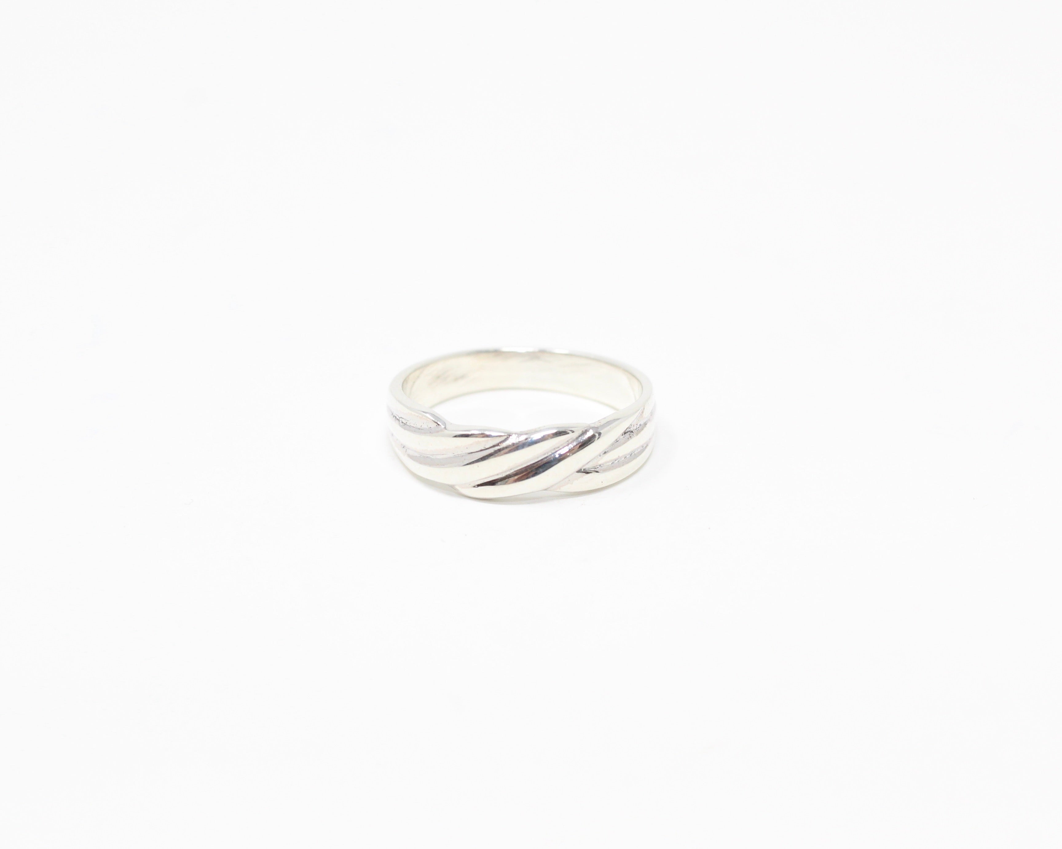 STRATUS, bague argent sterling.