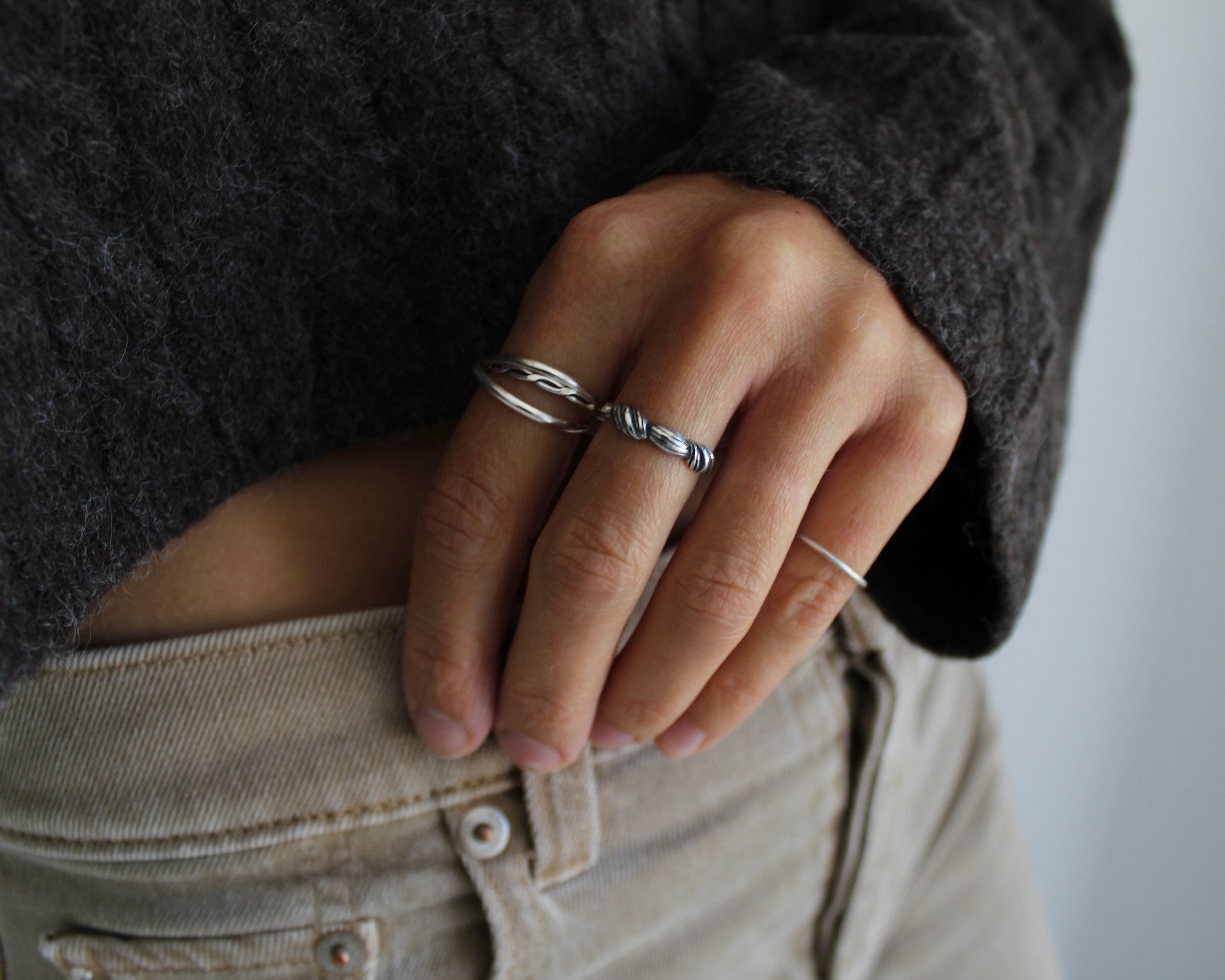 STEPH, bague argent sterling.