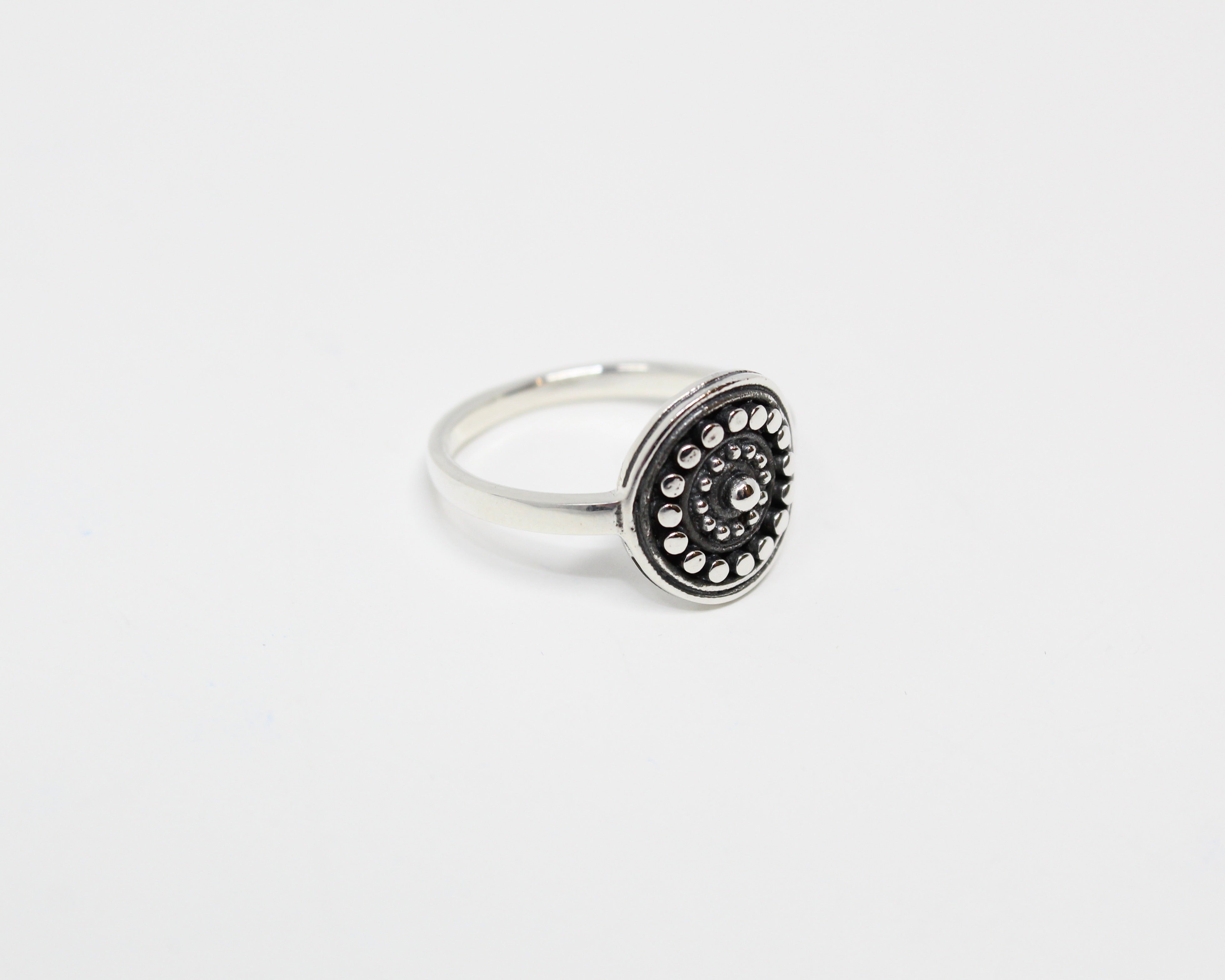  RAMA, bague argent sterling.