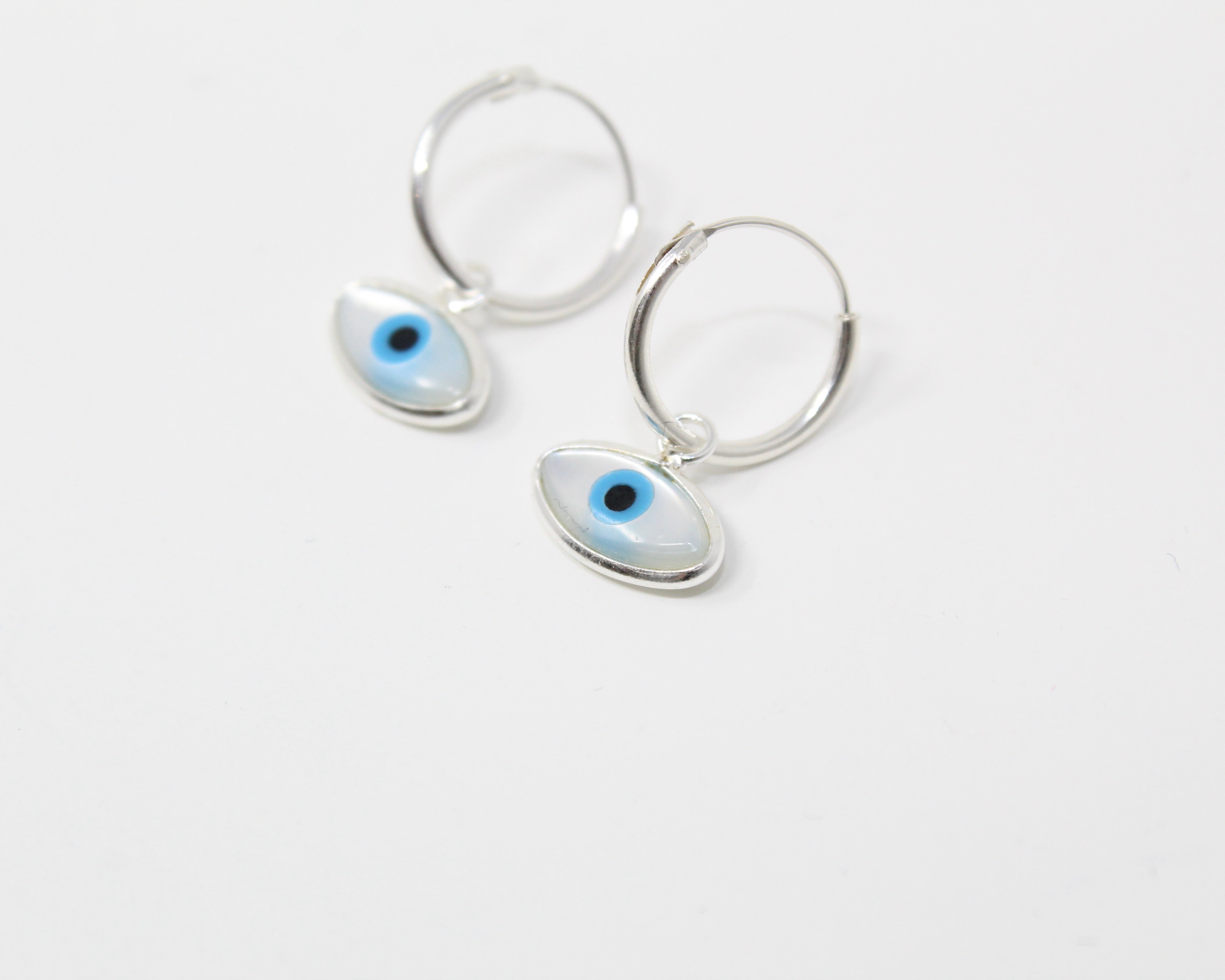 NAZAR, boucle d'oreille argent sterling.