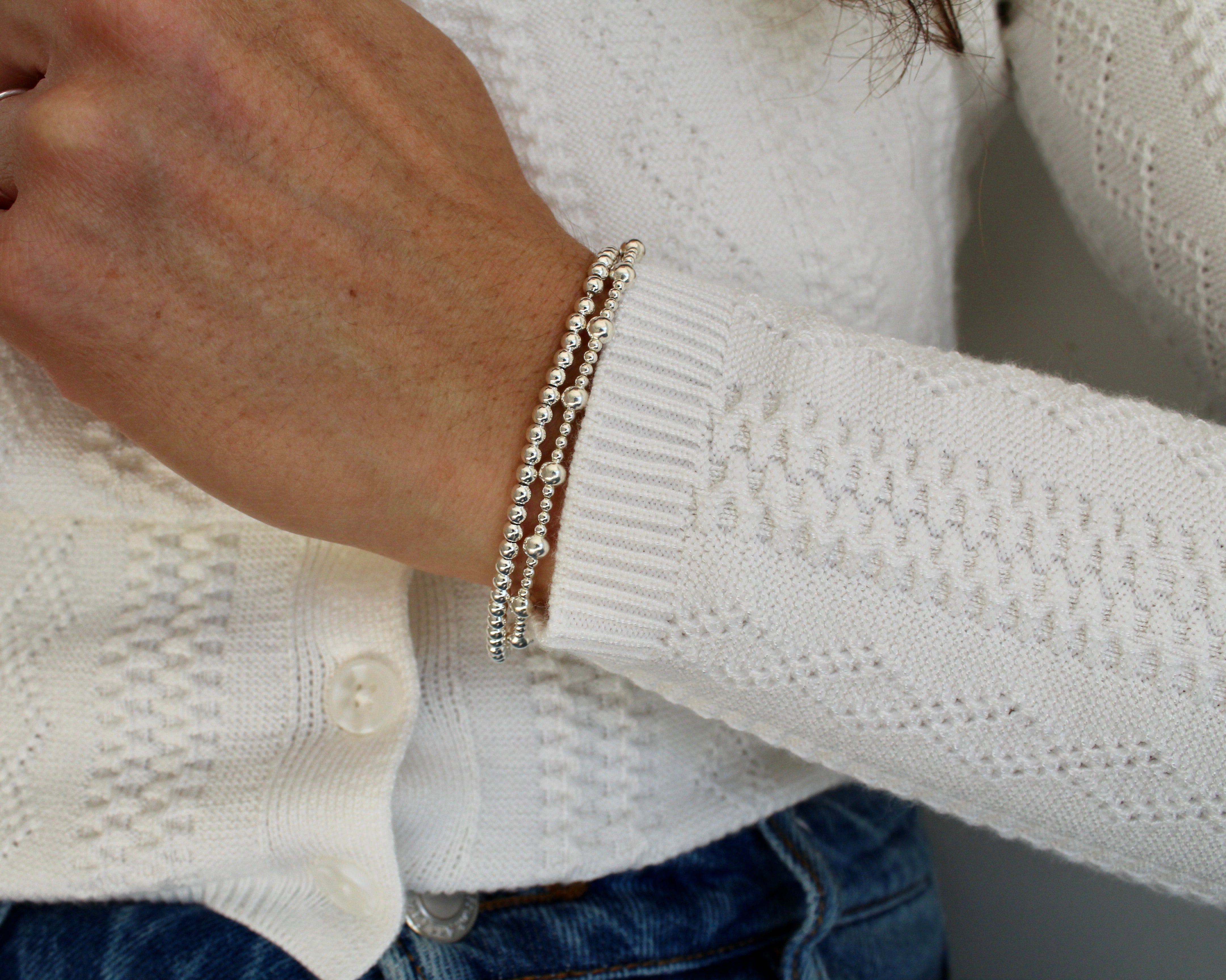 GEN, bracelet argent sterling.