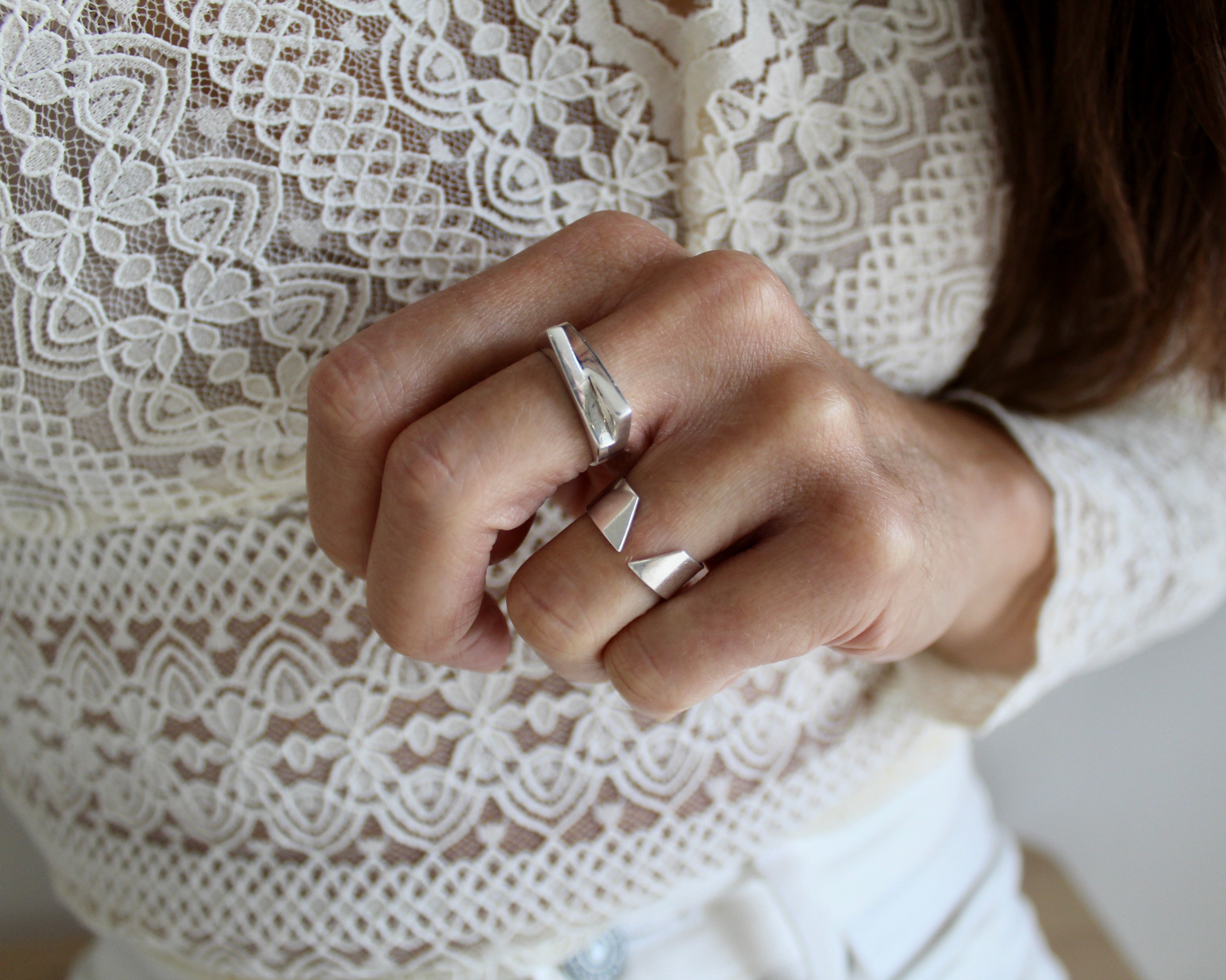 EMMA, bague argent sterling.