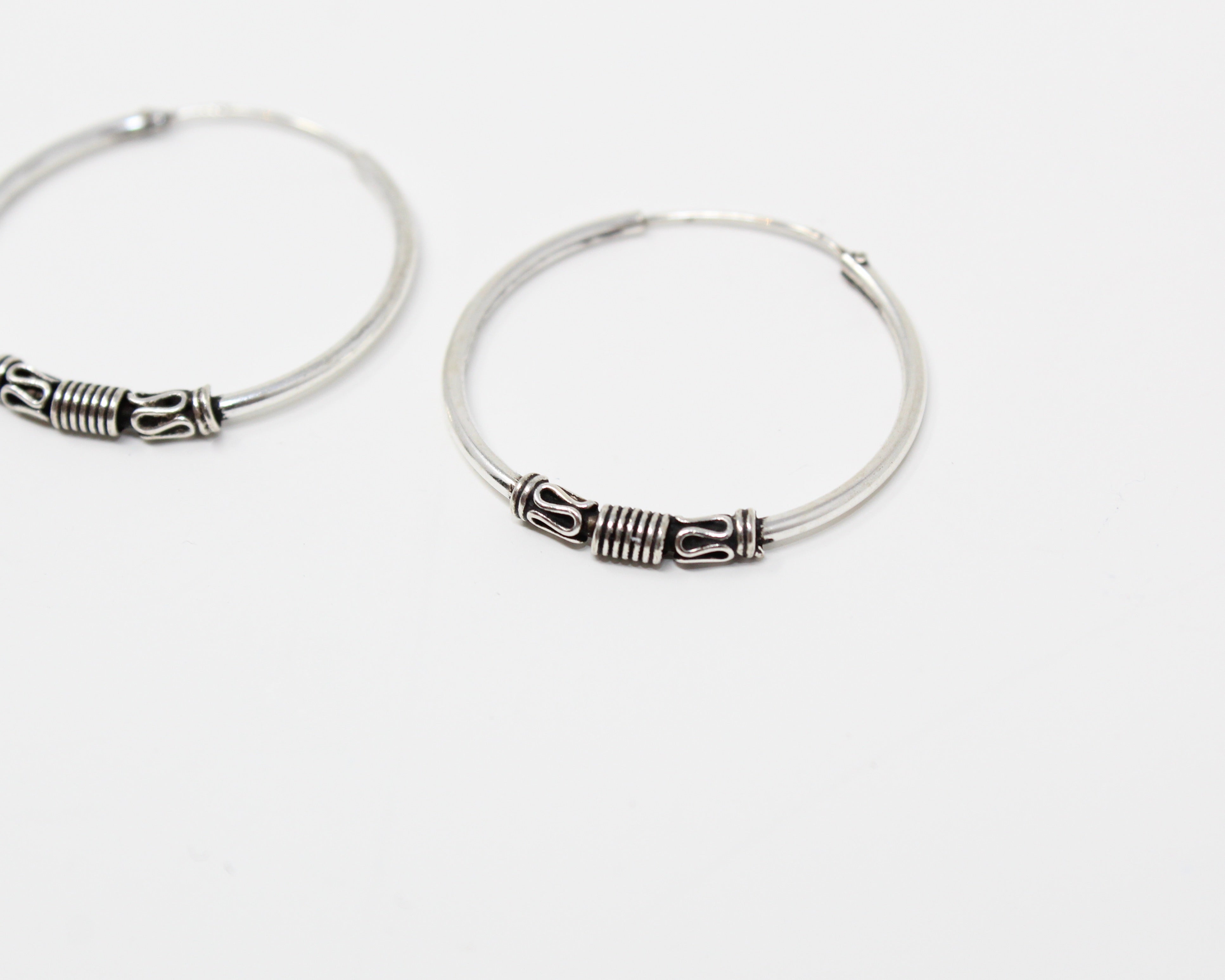 ELLIPSE, anneaux argent sterling.