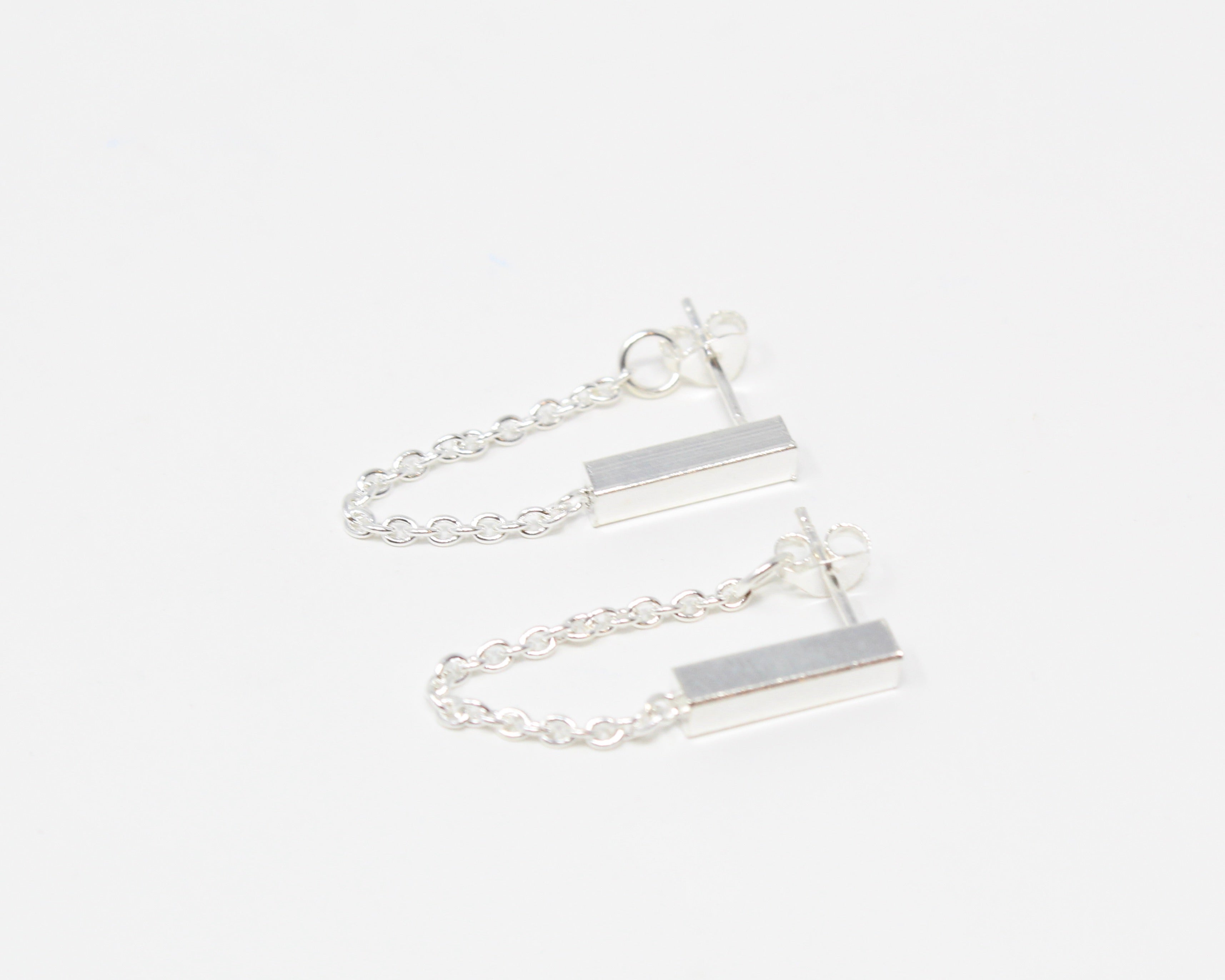 JESS, boucle d'oreille argent sterling.