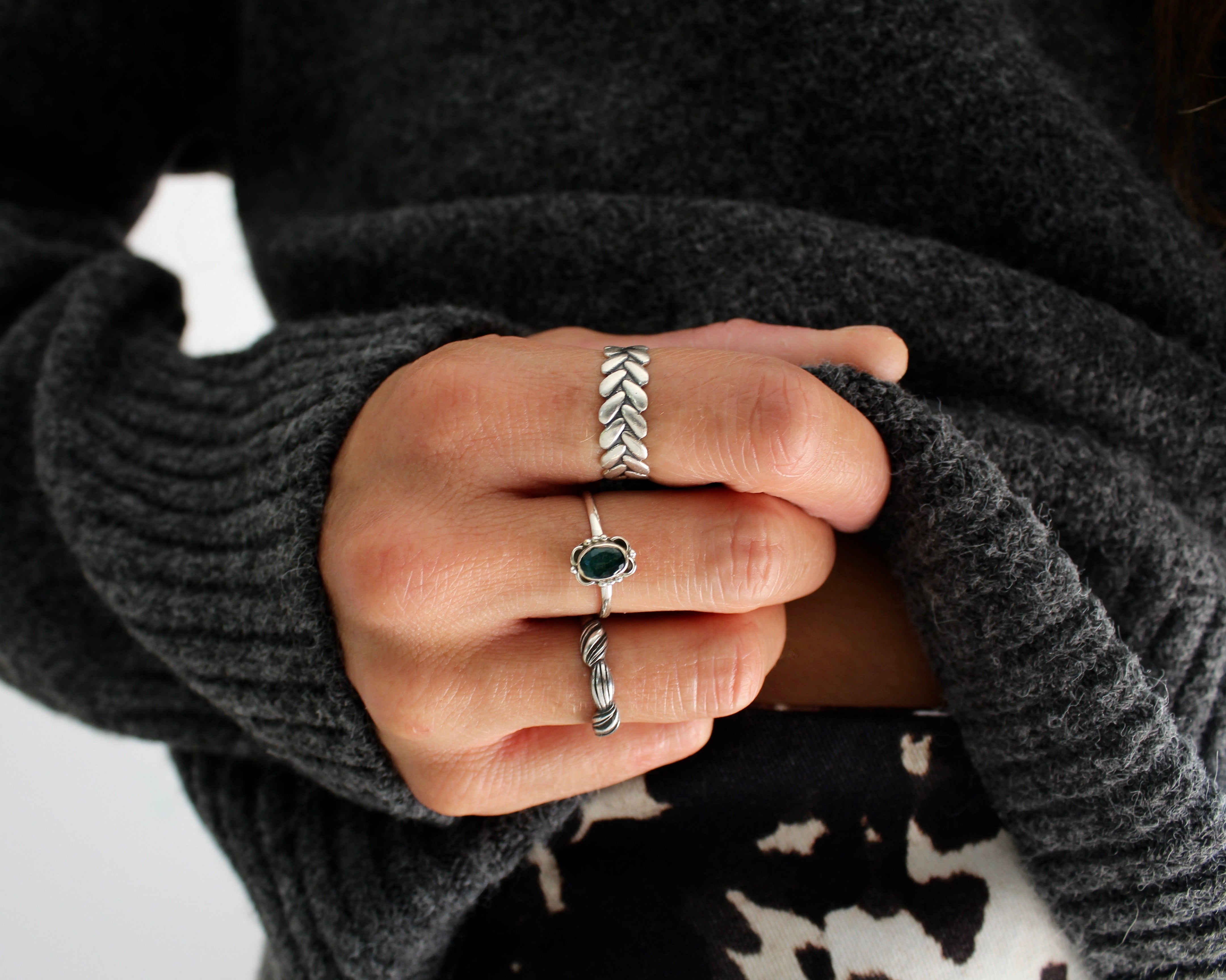LYRÉE, bague argent sterling.