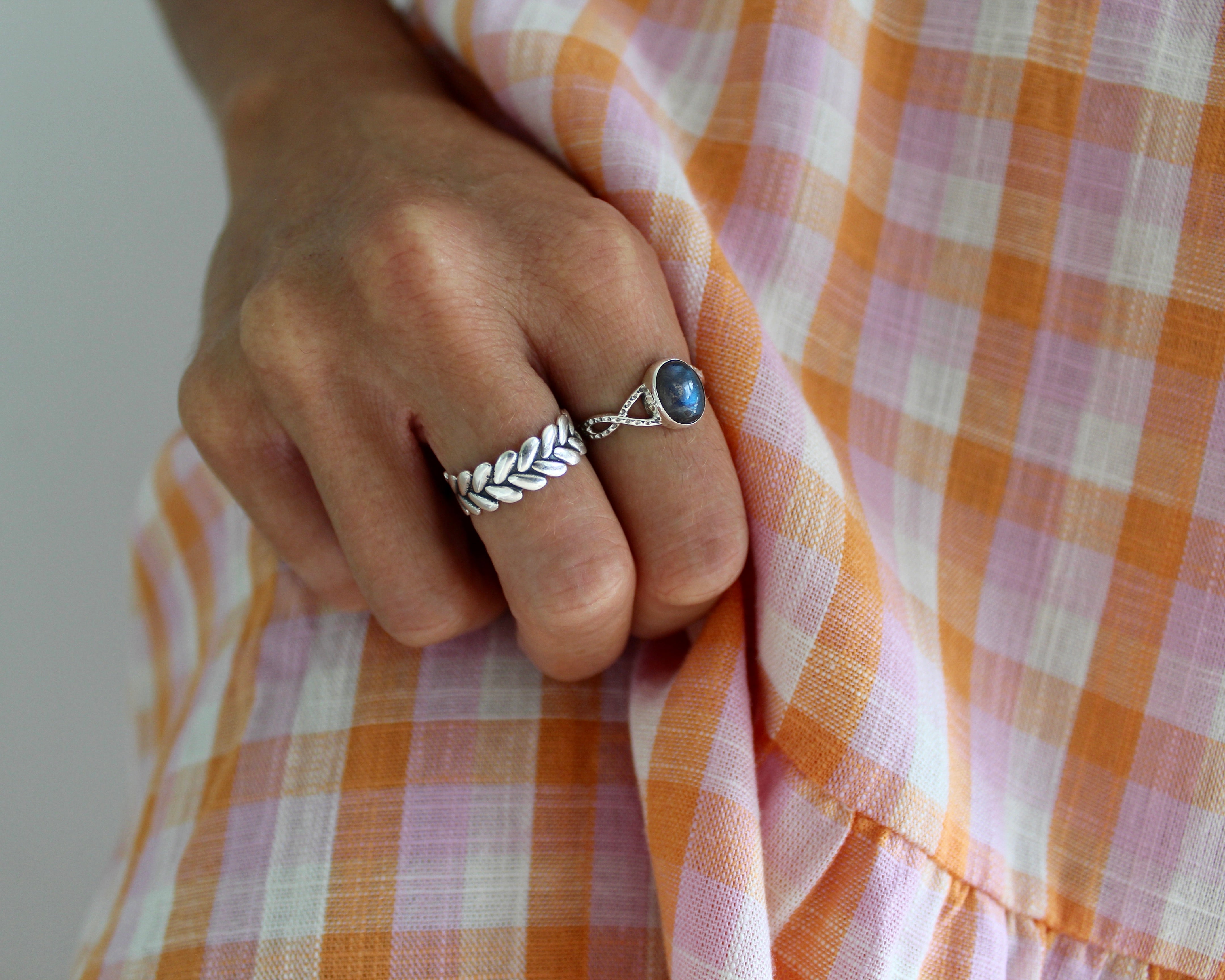 LYRÉE, bague argent sterling.