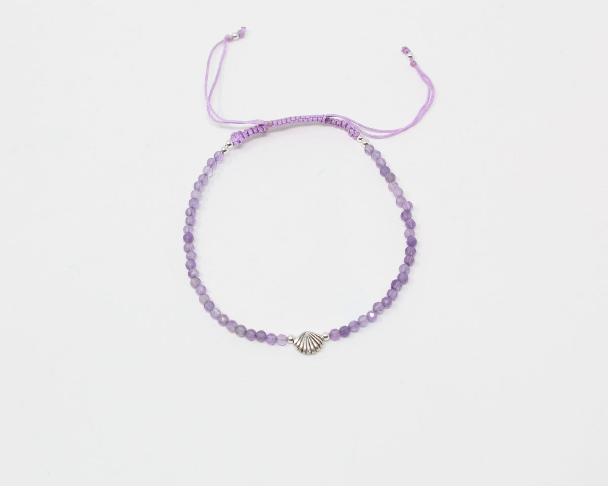 NAZARÉ, bracelet ajustable en pierre et argent sterling