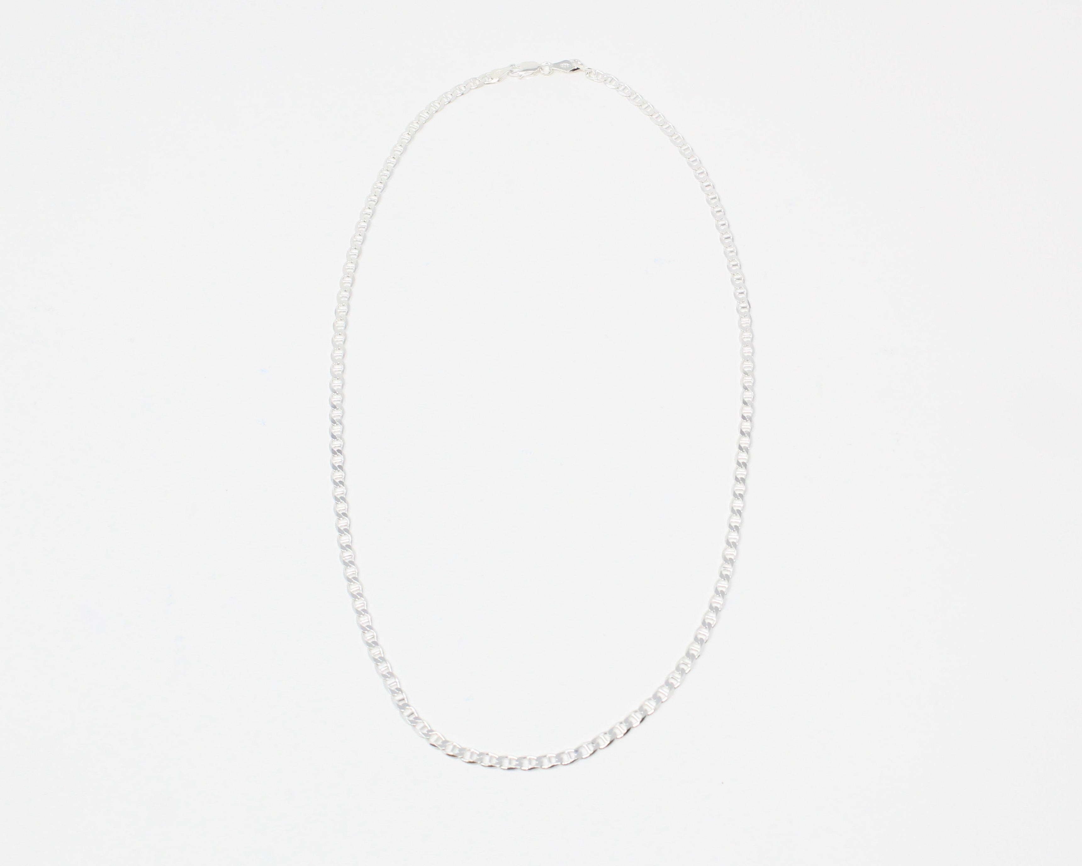 HUBERT, chaine en argent sterling.