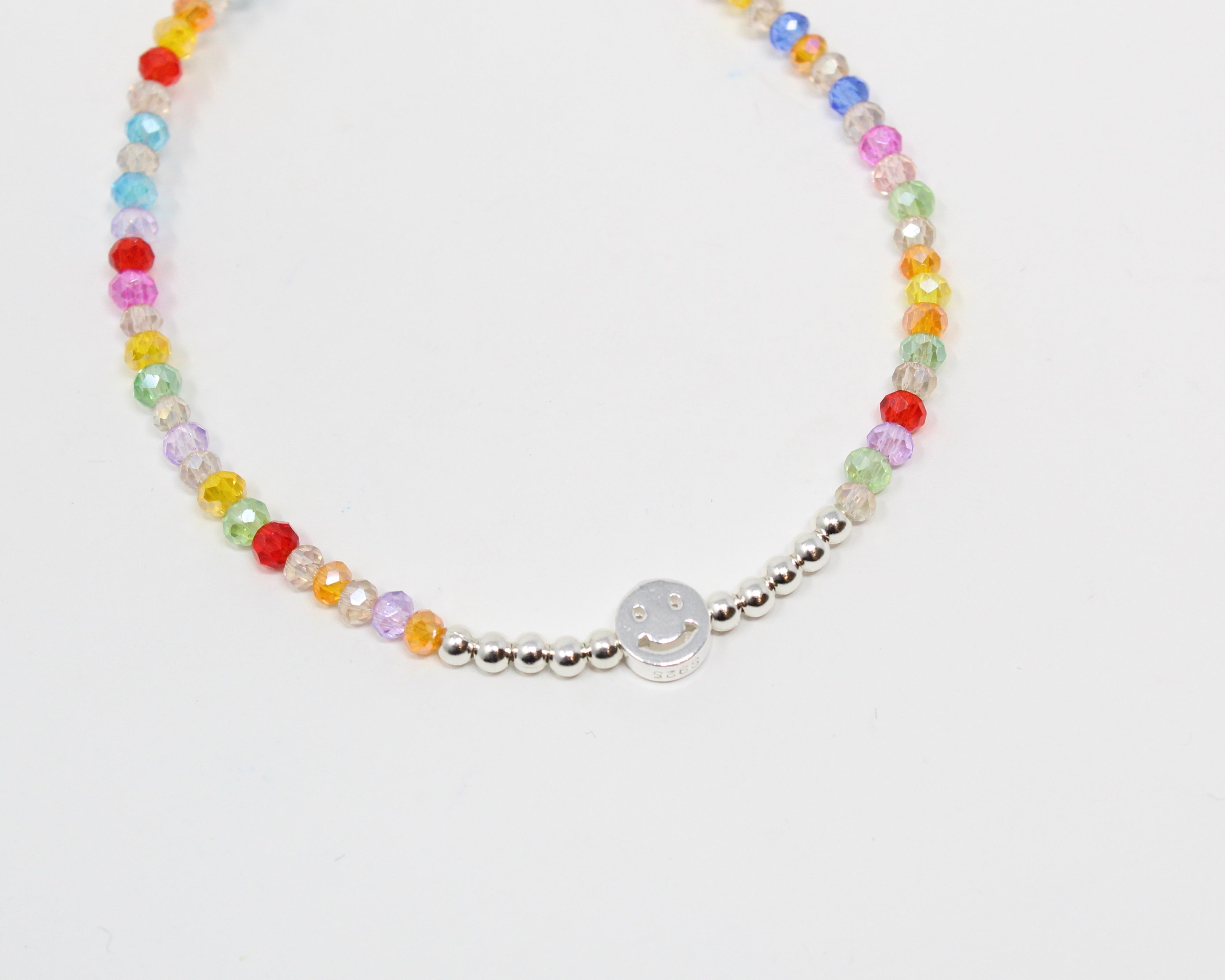 SMILE, bracelet argents sterling et billes.