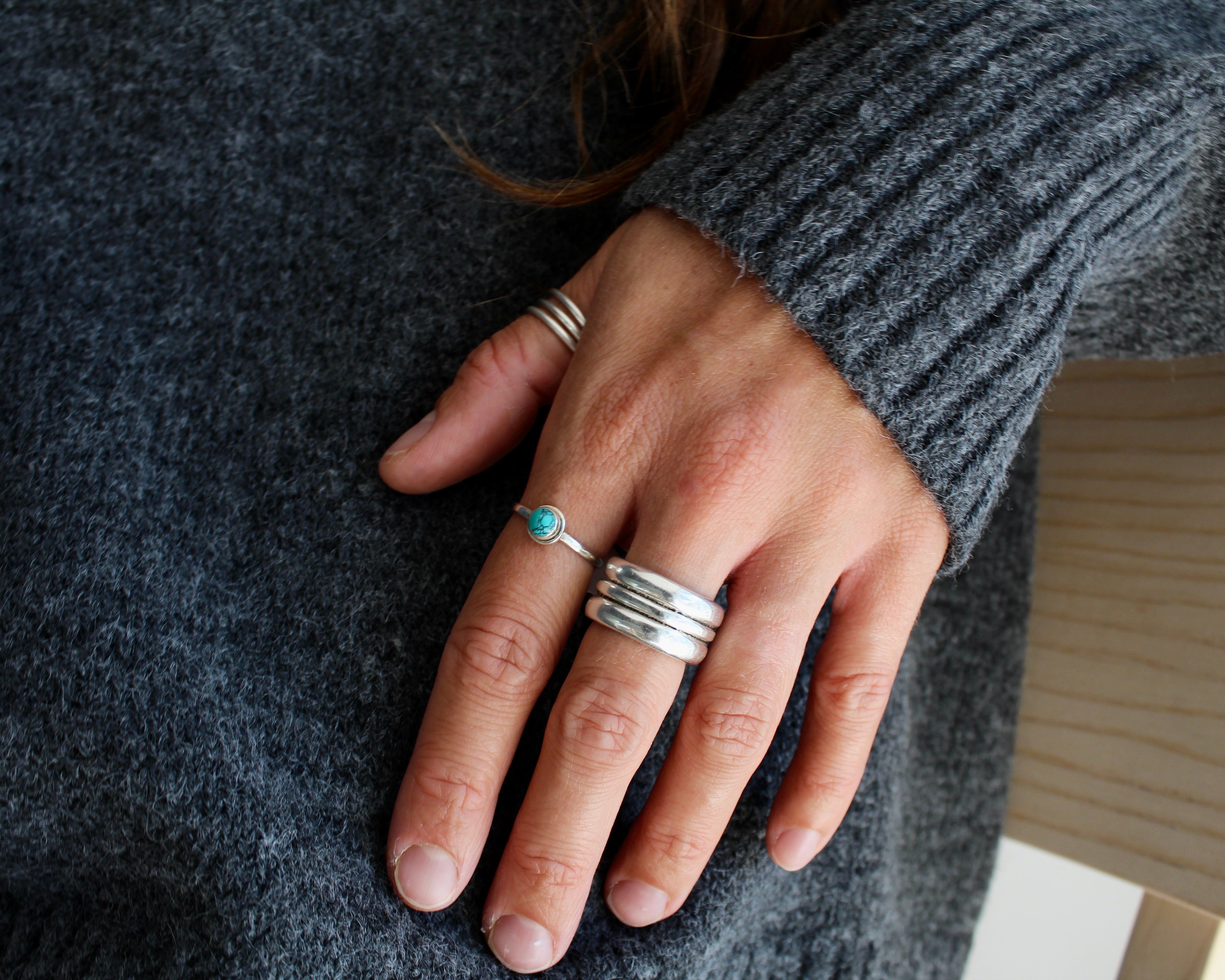 JOSIE, bague argent sterling.