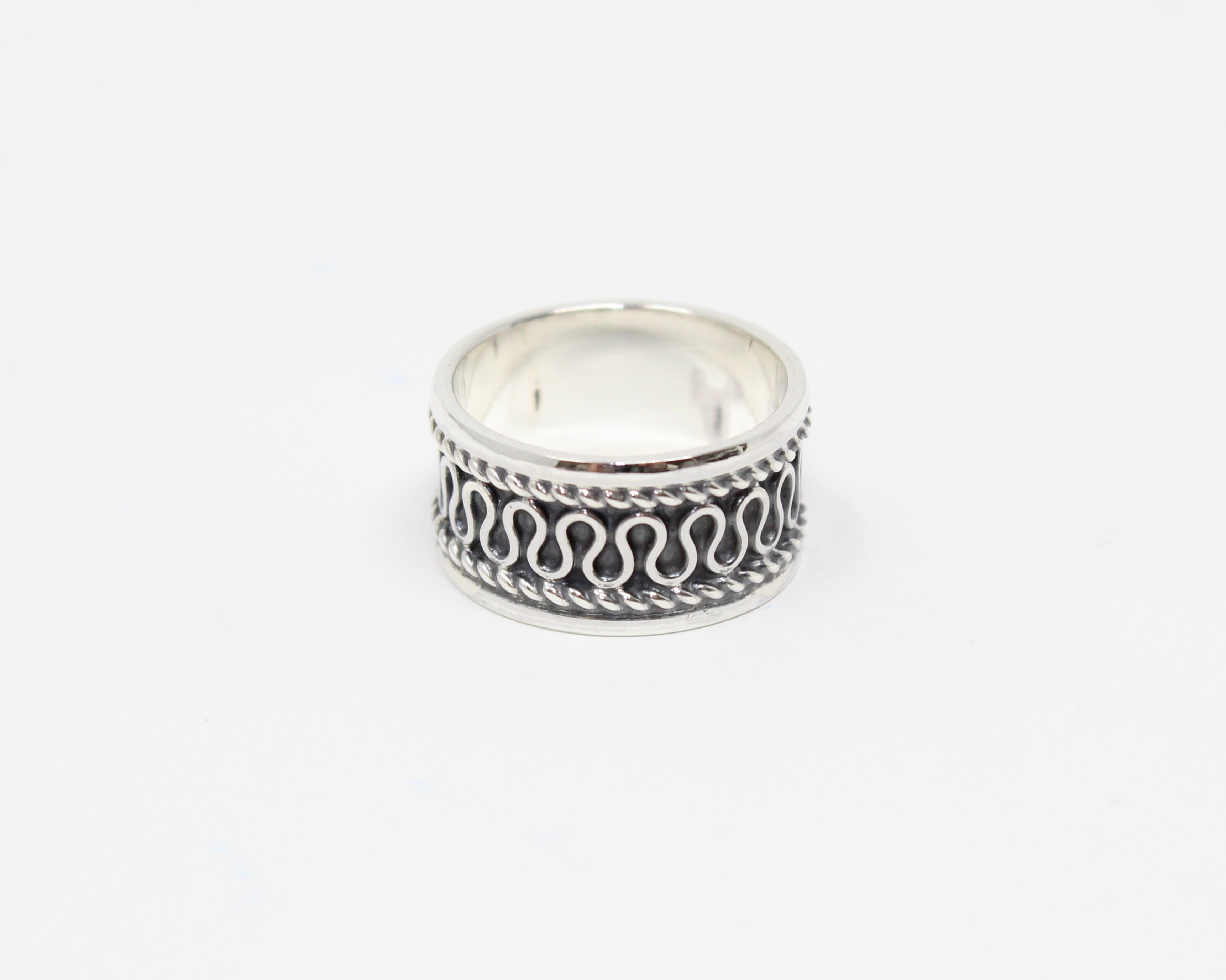 ELIOT, bague unisexe en argent sterling.