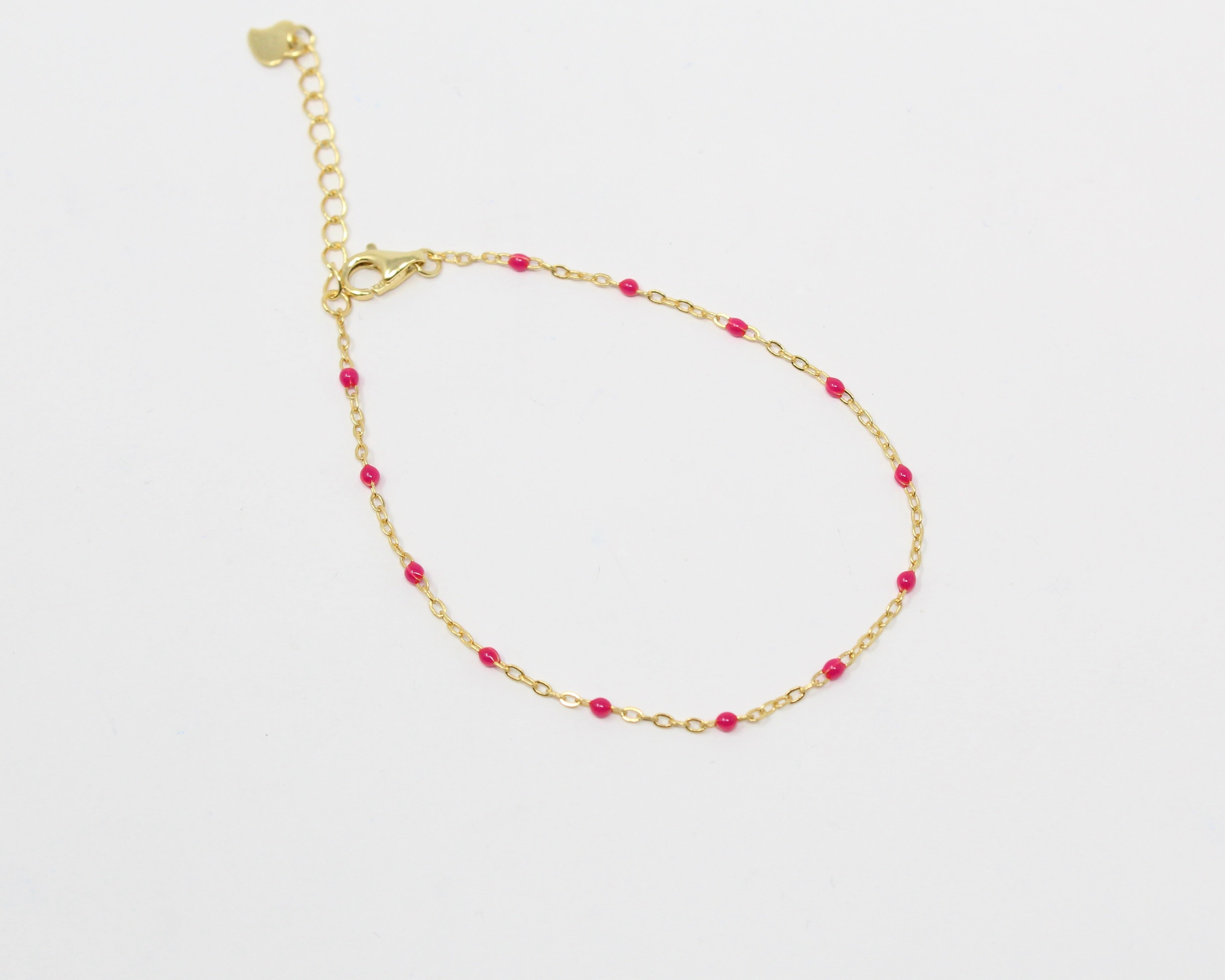 CHALCO, bracelet or vermeil, argent sterling plaqué or.