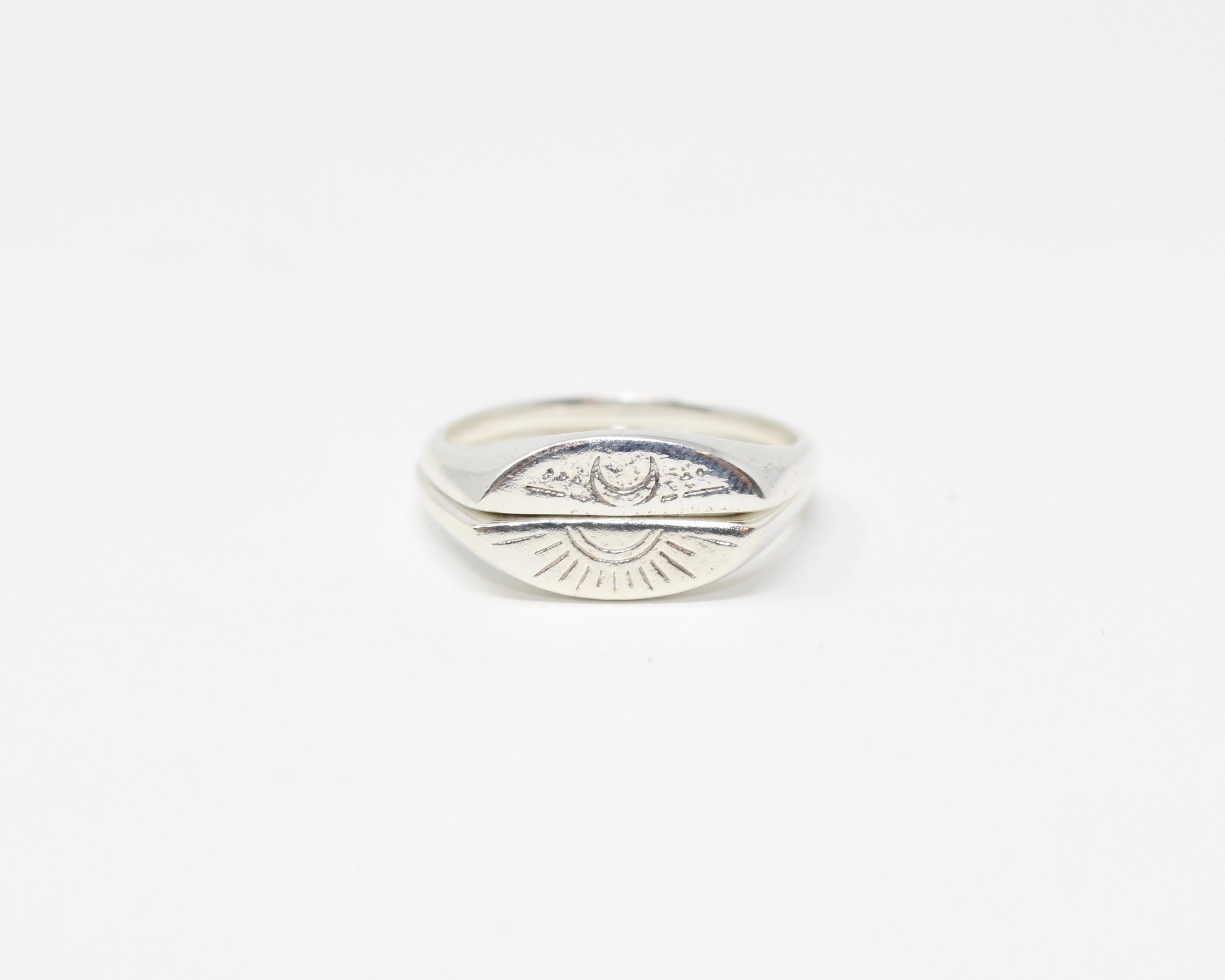 BÉTEL, bague argent sterling.