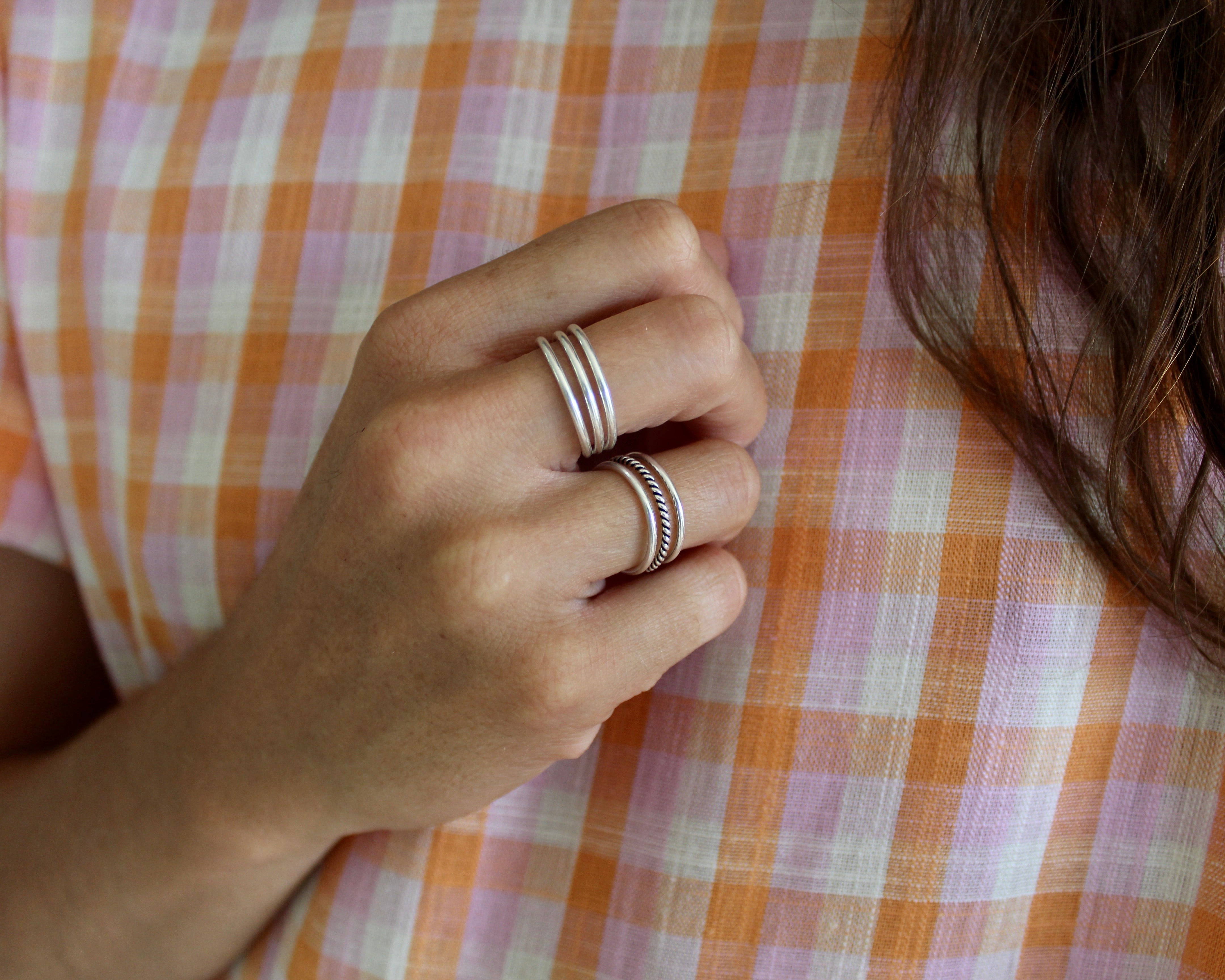 SATURNE, bague argent sterling.