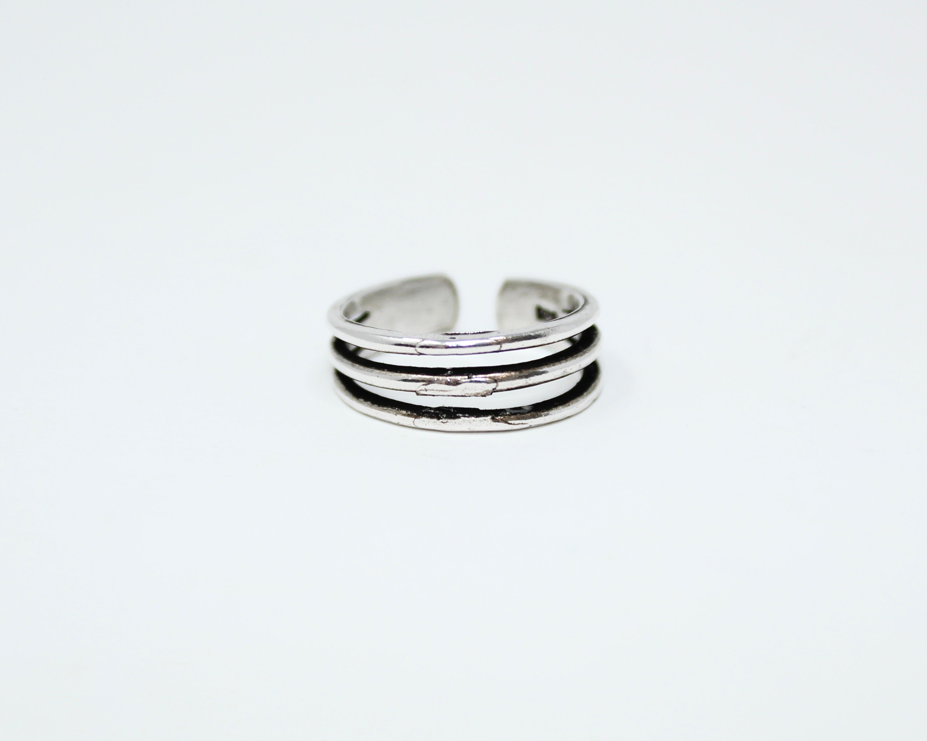 GUDI, bague d'orteil argent sterling.